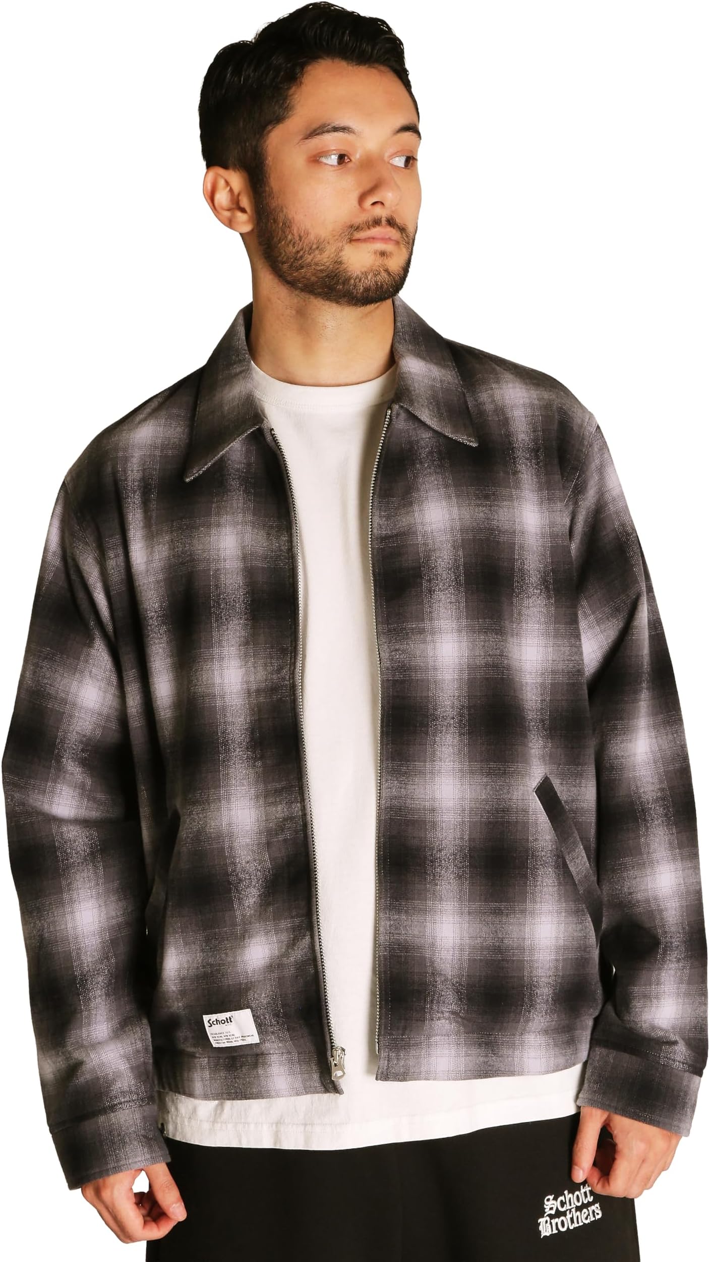 【Schott】【ショット】 OMBRE JACKET Ombre Check Jacket Men's 782-5252005