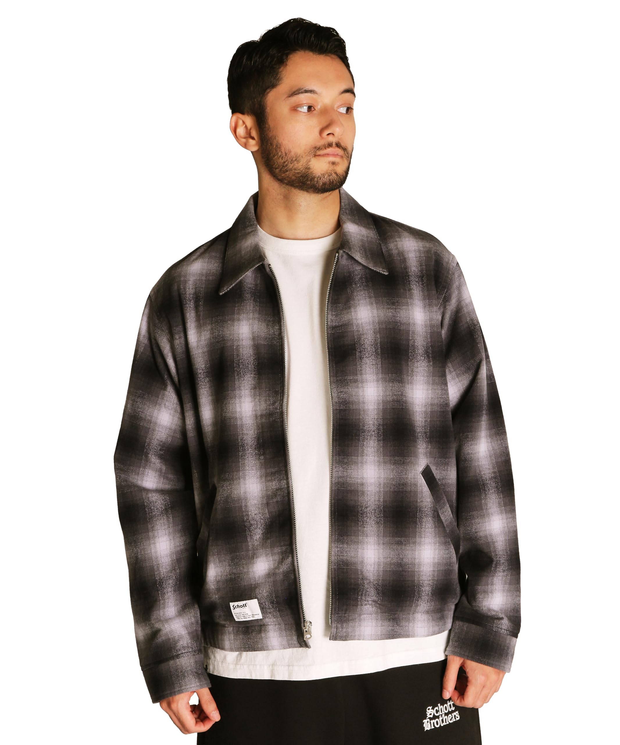 ☆★☆　Schott NYC ブラック サテン スカジャン Schott Men's 2023 FALL & WINTER｜Schott（ショット） Men's