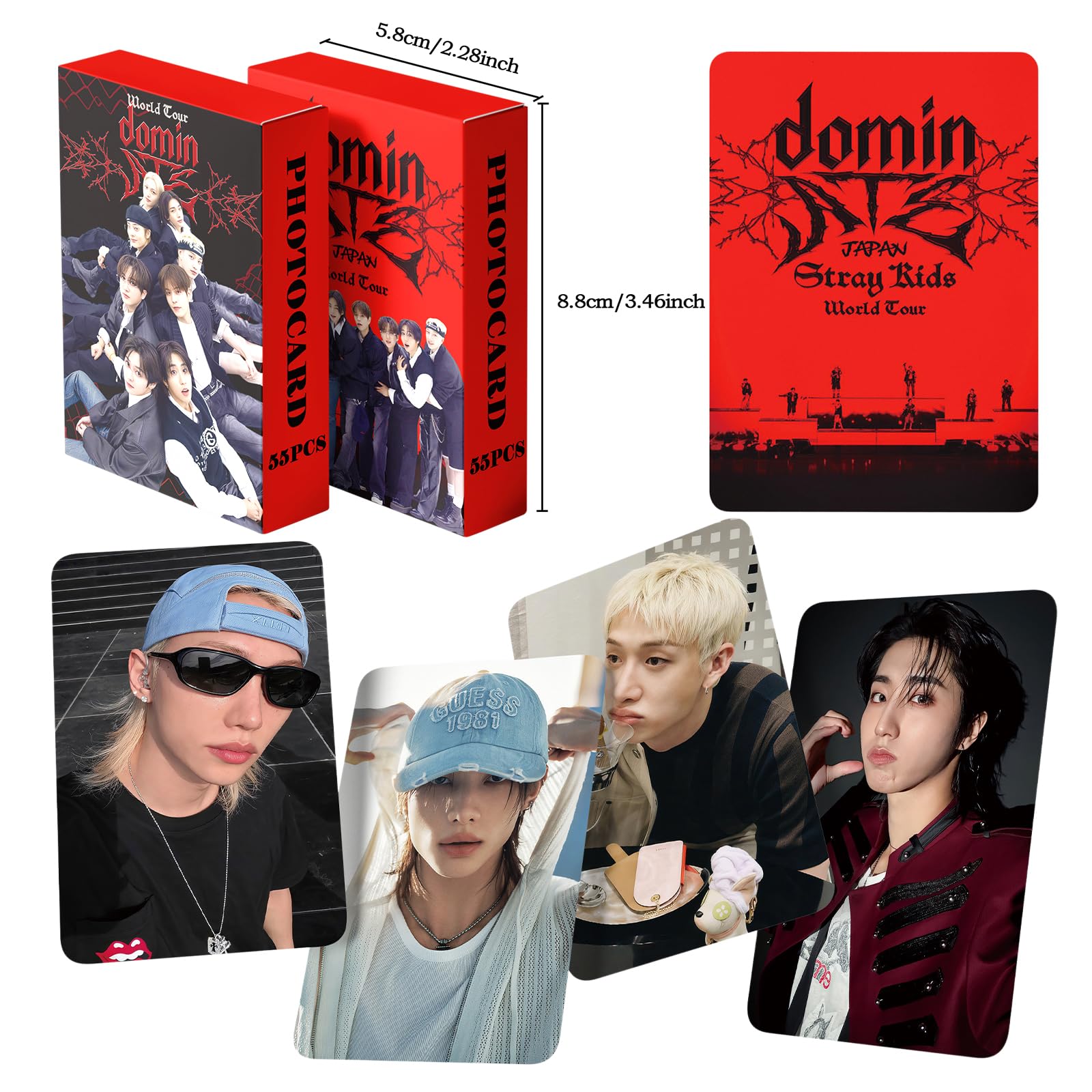 Amazon.com: PYAJUU Stray Kids Photocards 55PCS K-POP Straykids