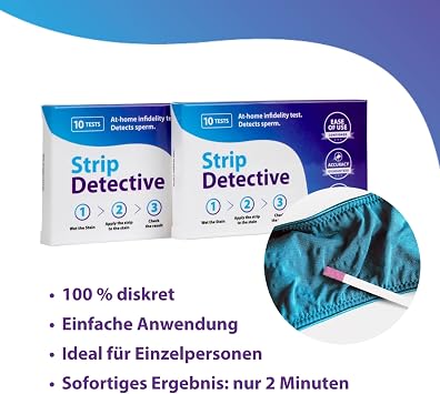 At-Home Betrayal Test - Semen Detection Test, Infidelity Test detects Acid phosphatase in Sperm in One Minute - 10 pcs per Pack