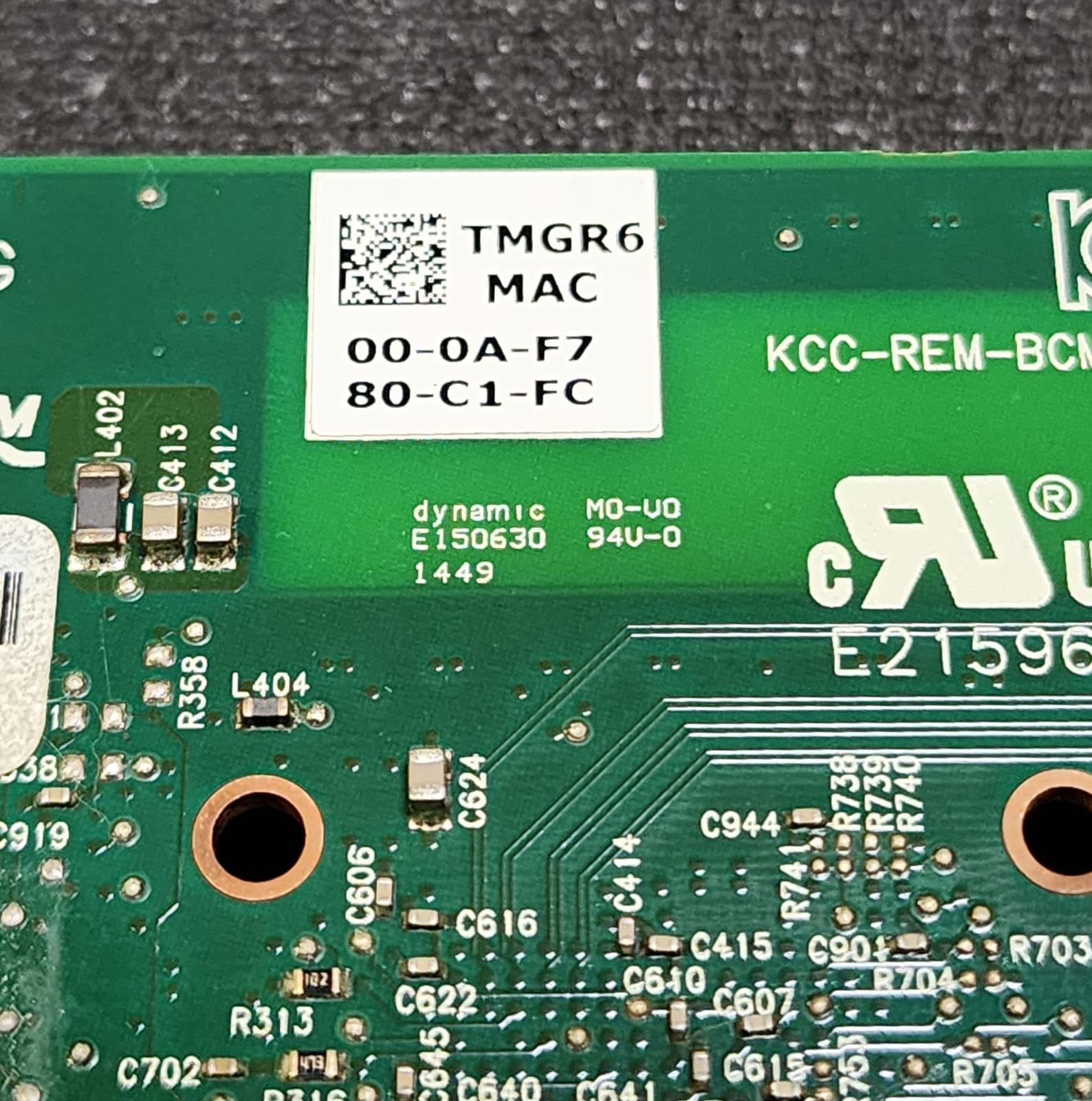 Amazon | Dell YGCV4 Broadcom 5719 クアッドポート 1Gbe