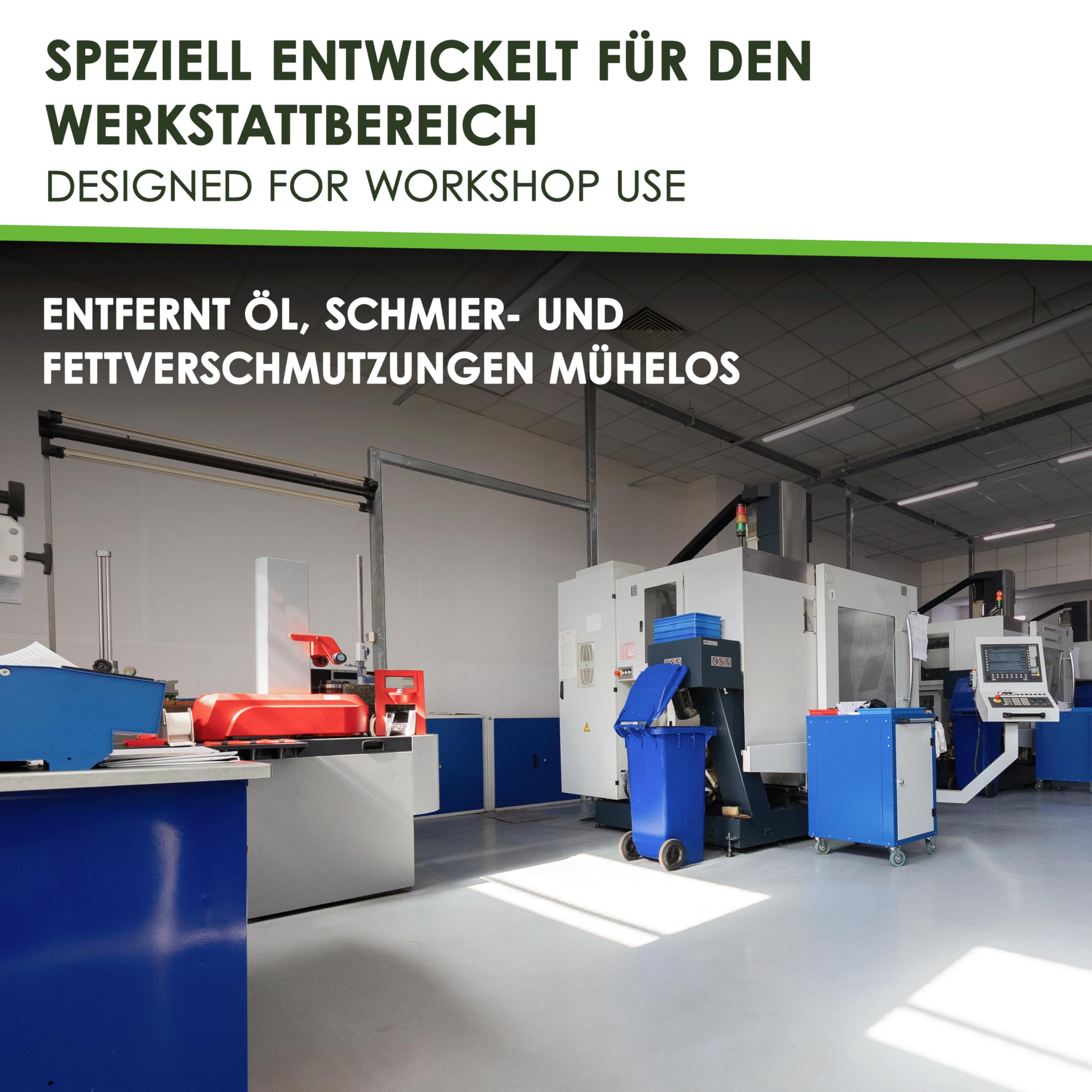 Werkstattreiniger FT-5030 | 25L Konzentrat | Entfernt Öl, Schmier- & Fettverschmutzungen | Effektiver Bodenreiniger für Werkstattboden | Industriereiniger für Bodenreinigung & Werkstatt