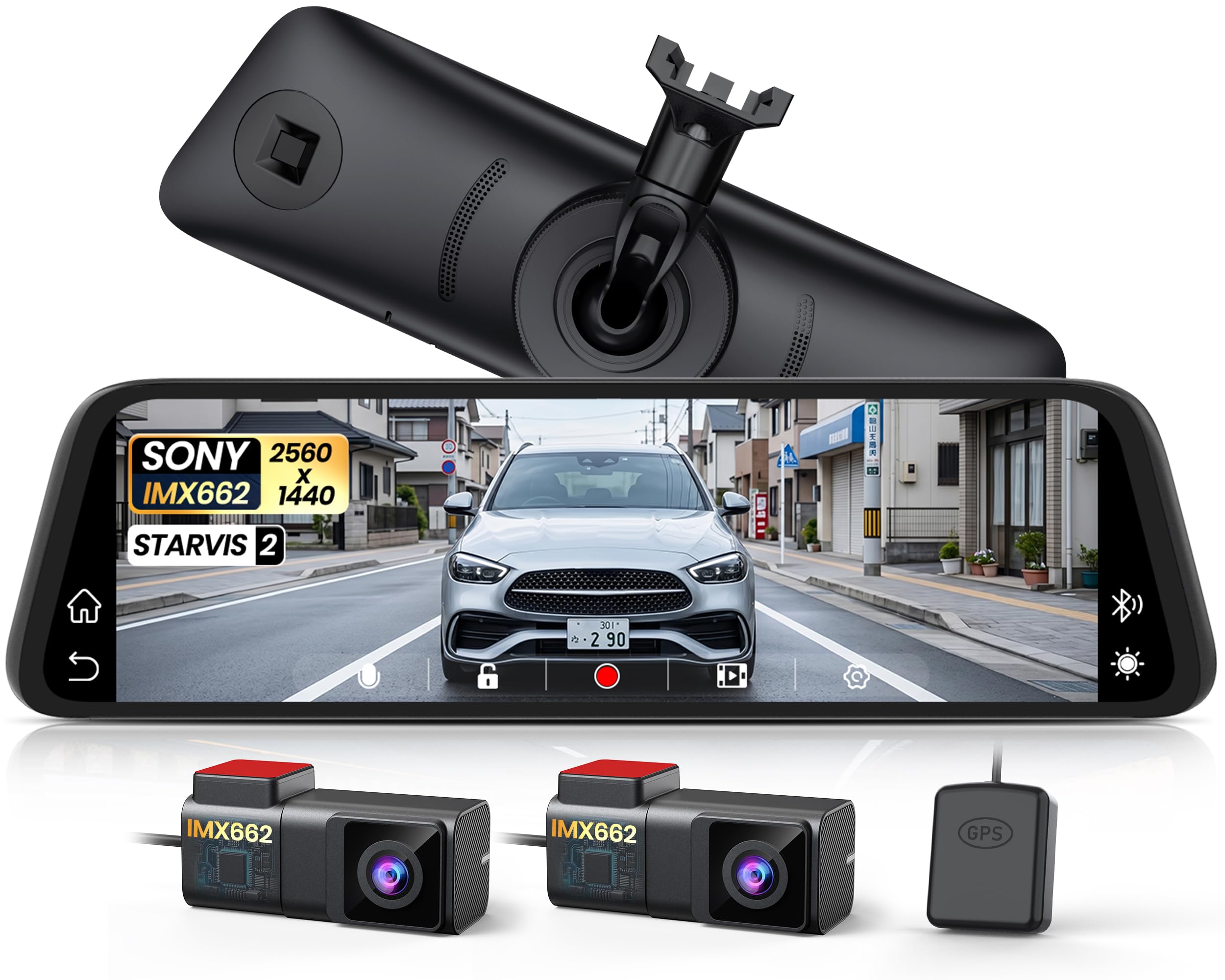 Amazon.co.jp: AUTO-VOX ミラー型ドライブレコーダー 純正交換式
