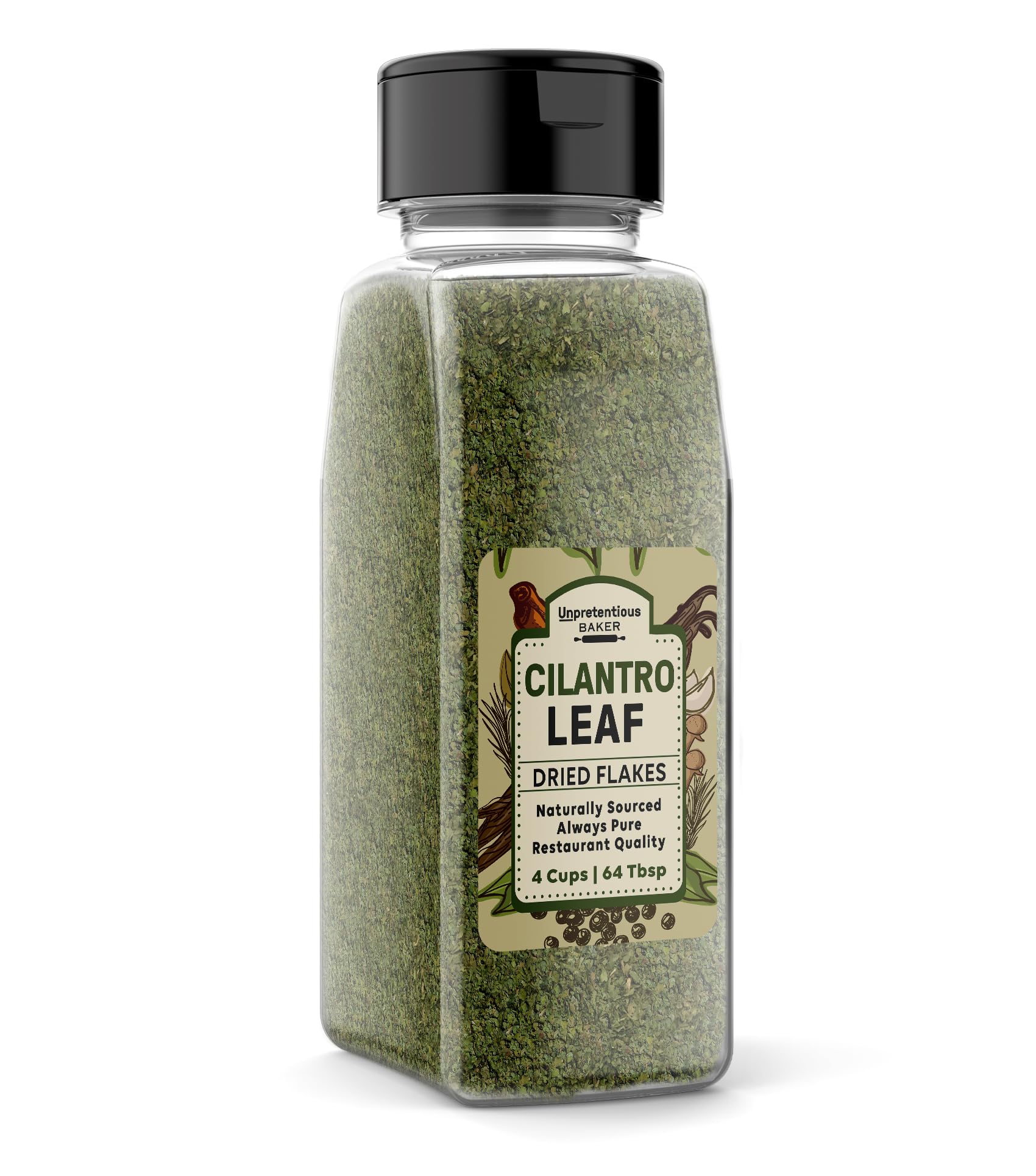 Unpretentious Cilantro Leaf, 4 oz, Fragrant, Non GMO, Great in Salsa