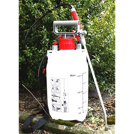 Drucksprüher Drucksprühgerät Gift Unkraut Spritze 5 Liter Garten