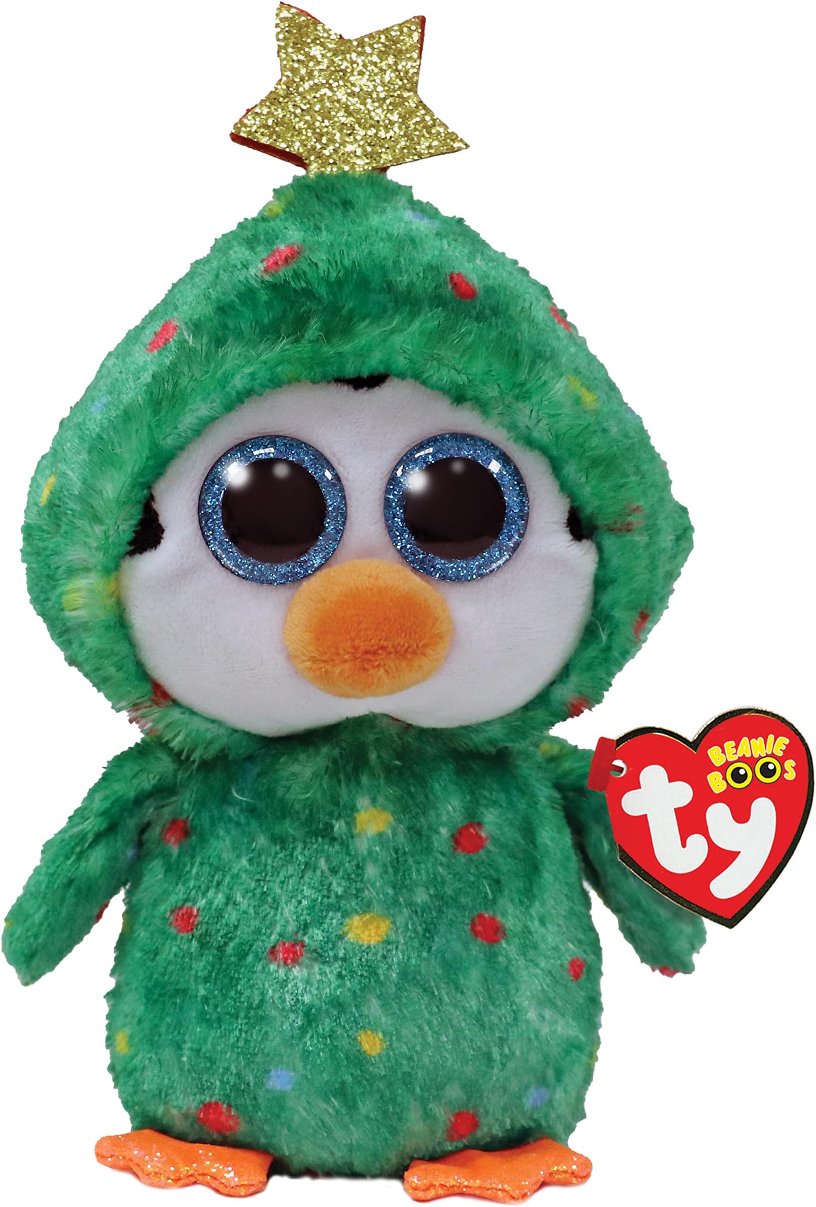TYNoel Penguin Green Beanie Boo Regular | Christmas 2022 Beanie Baby Soft Plush Toy | Collectible Cuddly Stuffed Teddy