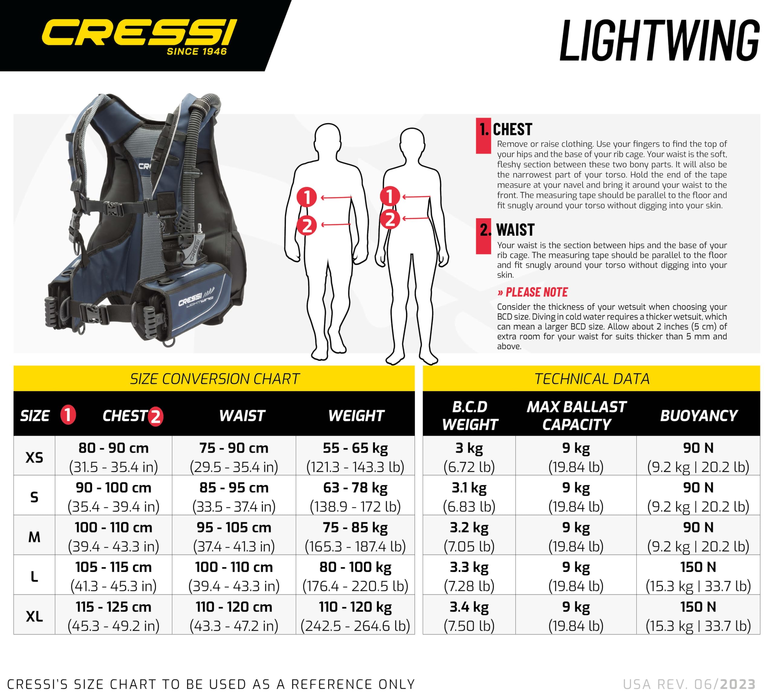 Cressi LIGHTWING T/M