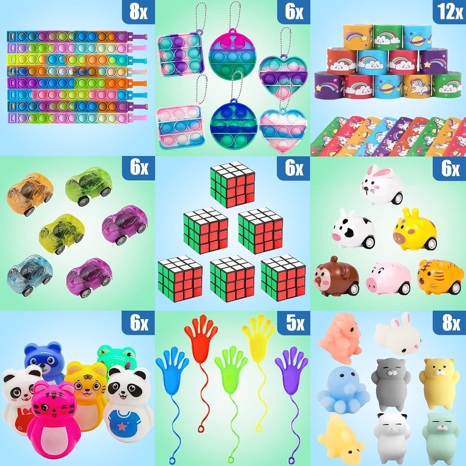 120 Pcs Party Favors for Kids 4-8-12, Goodie Bags For Kids Birthday Party, Treasure Box Toys For Classroom Rewards, Kids' Party Supplies For Pinata Stuffers, Carnival Prizes : Toys & Games