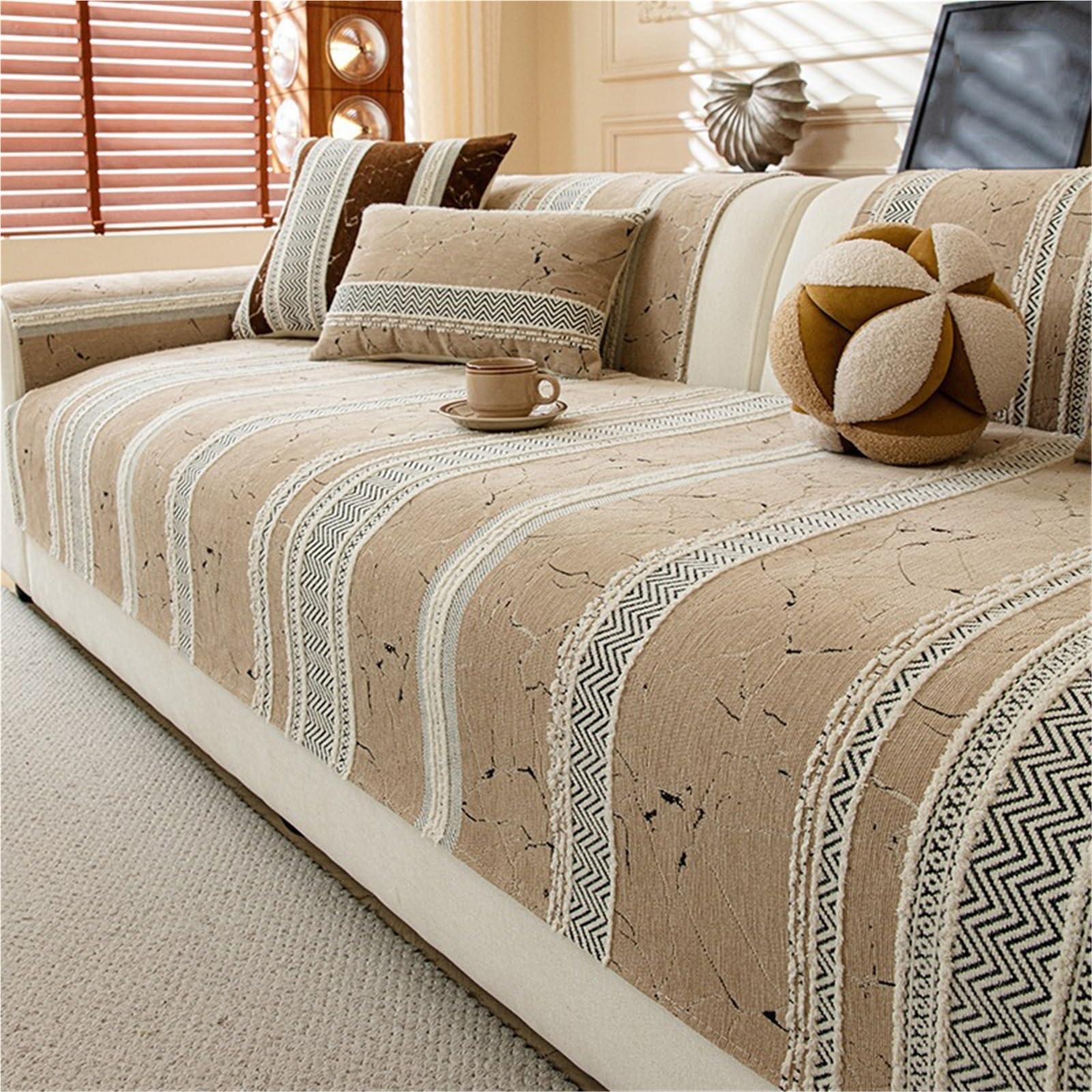 Fundas acolchadas for sofá protector de muebles tacto suave premium textura antideslizante