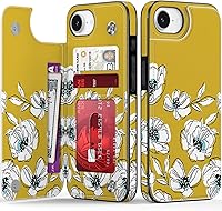 Vista 631 de LETO para iPhone 15 Pro Funda tipo cartera - Tapa tipo folio con patada - Diseños de moda - Tarjetero - Funda protectora para mujeres y niñas - 6.1