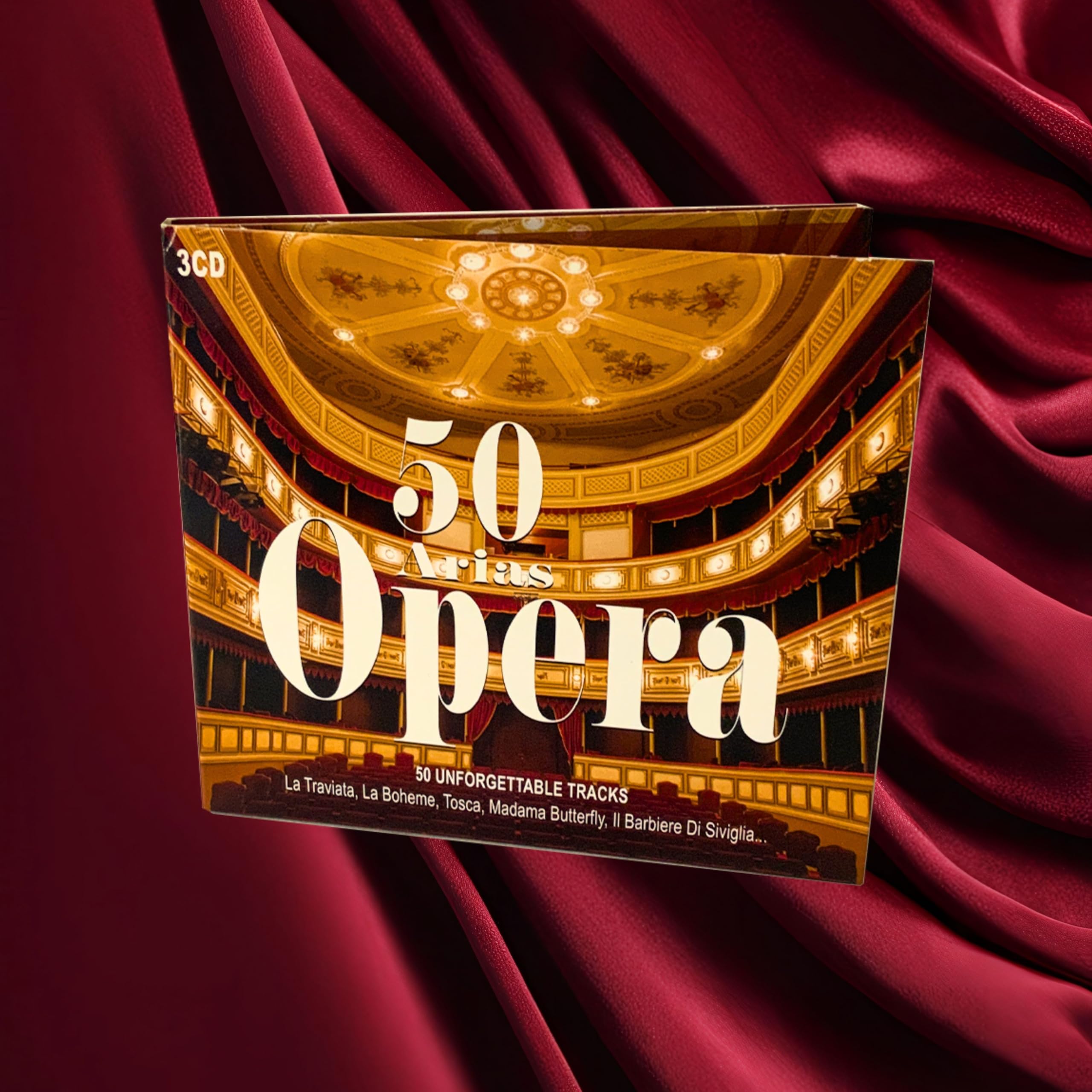 50 Arias Opera, Maria Callas, Pavarotti, Traviata, Il Barbiere Di Siviglia, Tosca, Carmen, Teatro, Música de ópera, Música clásica
