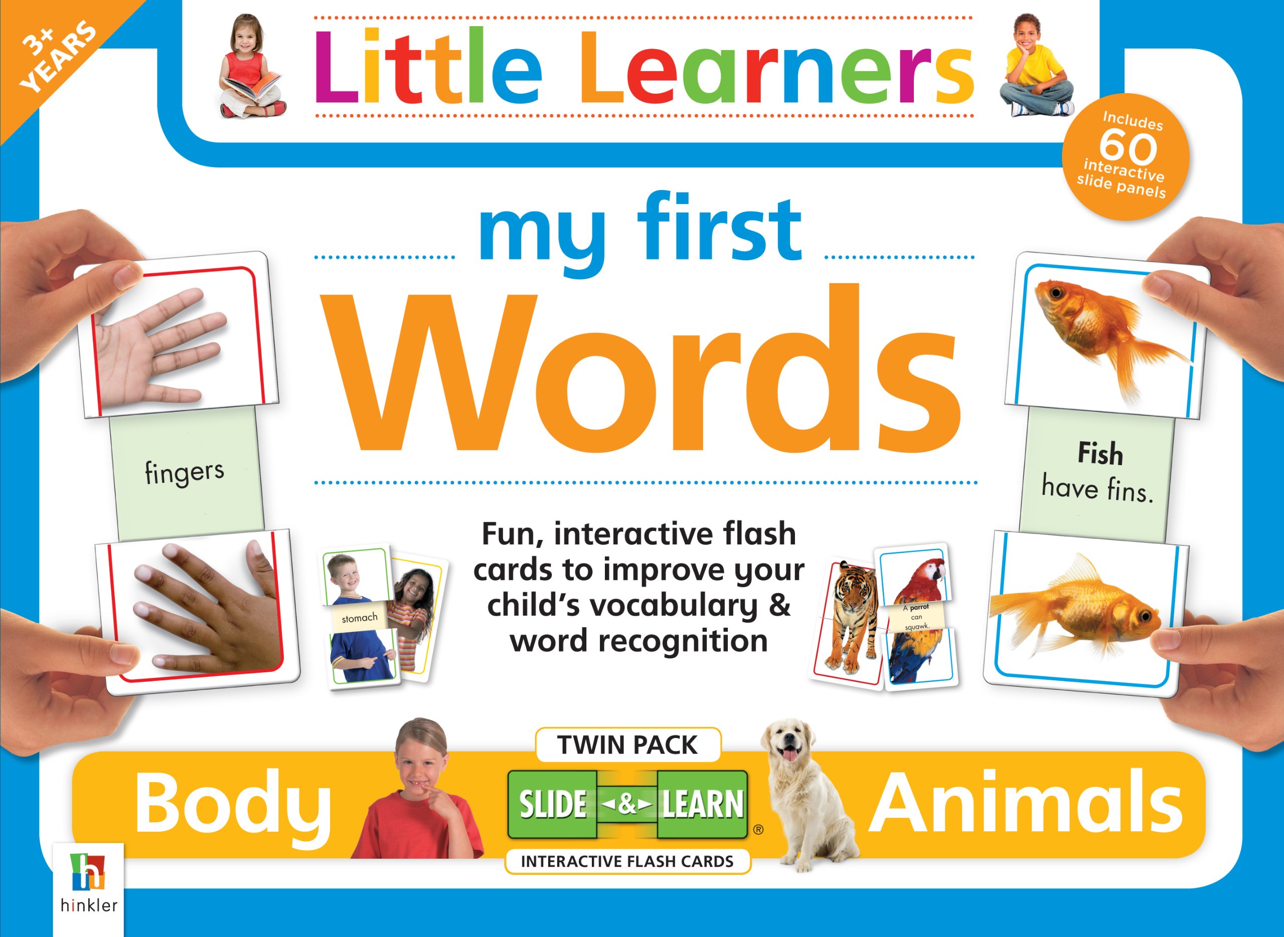 My First Words: Body & Animal Flashcards Twin pack (Little Learners) Cards – July 1, 2012