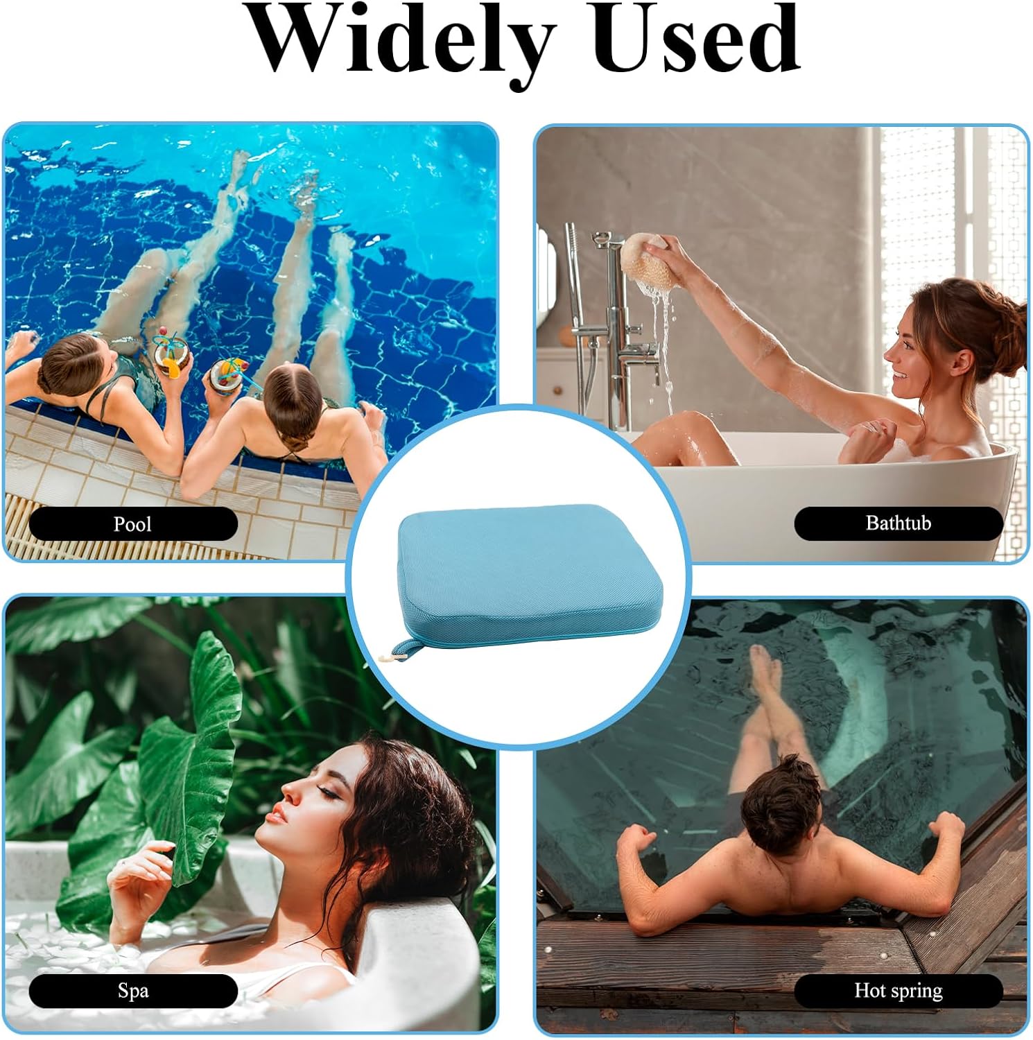 Cushion for Shower Seat,Bath Cushion for Shower Bench and Tub Transfer Bench,Non Slip Seat Pad with Hook,Seat Mat for for Dorm Desk Chair,Bathtub Chair Pad,Quick Drying and Washable
