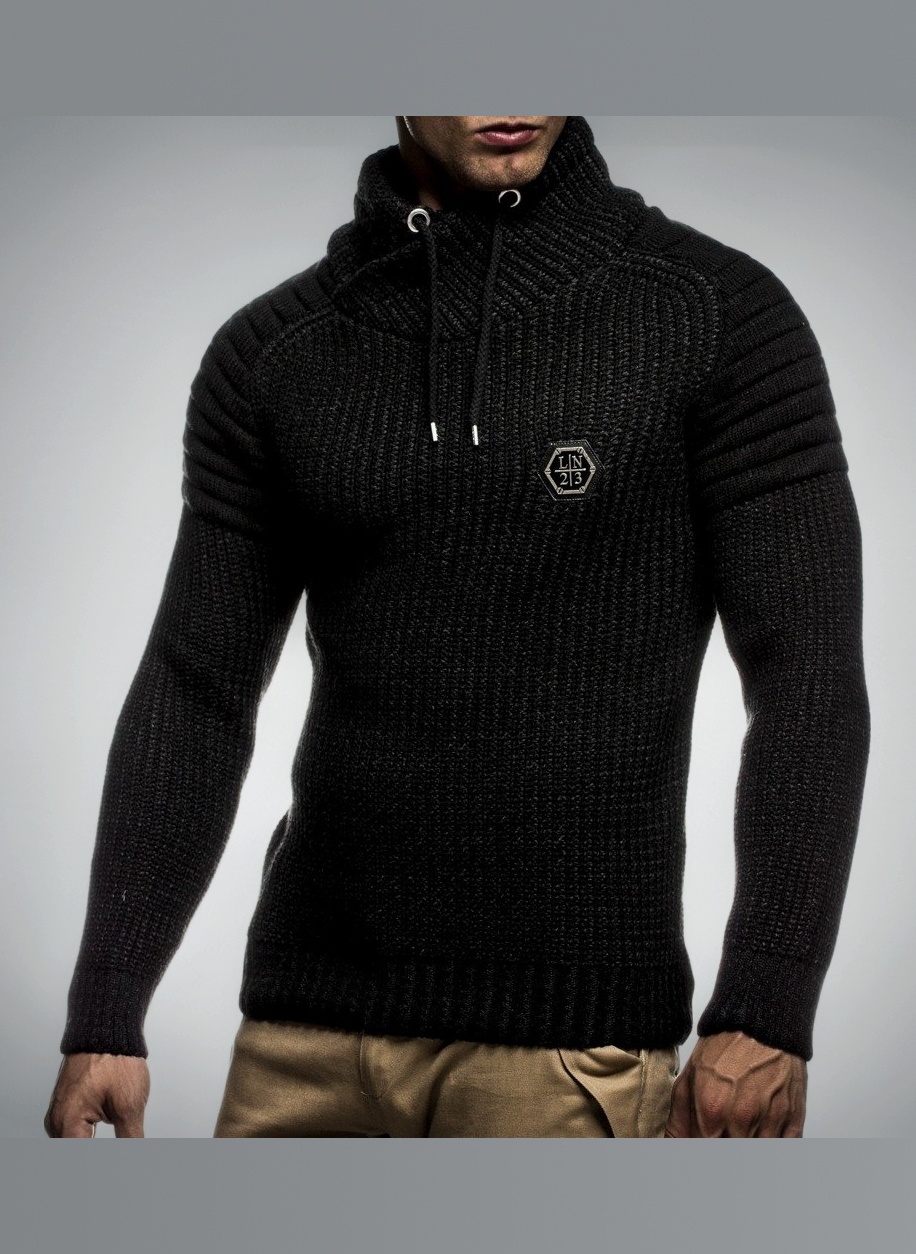 Leif Nelson Men's Pullover Knit Sweater LN-5235