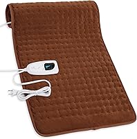 Vista 21 de Almohadillas térmicas eléctricas para espalda, hombros, caliente, para cuello y brazos, abdomen, húmeda para piernas y rodilla, apagado automático
