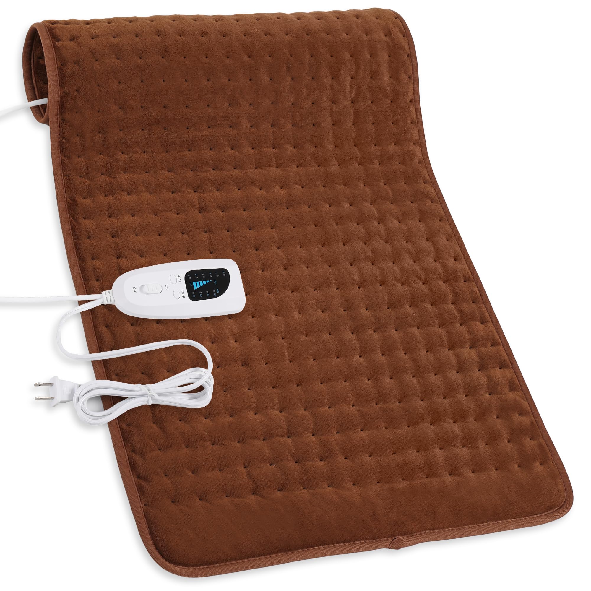 Deepsoon Heating Pad,Electric Heating Pads for Back,Gifts for Men Women