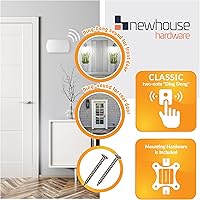 Vista 5 de Newhouse Hardware CHM24V Blanco 24-Voltio Timbre de puerta con cable Timbre eléctrico para hogares Timbres de puerta con cable con melodía