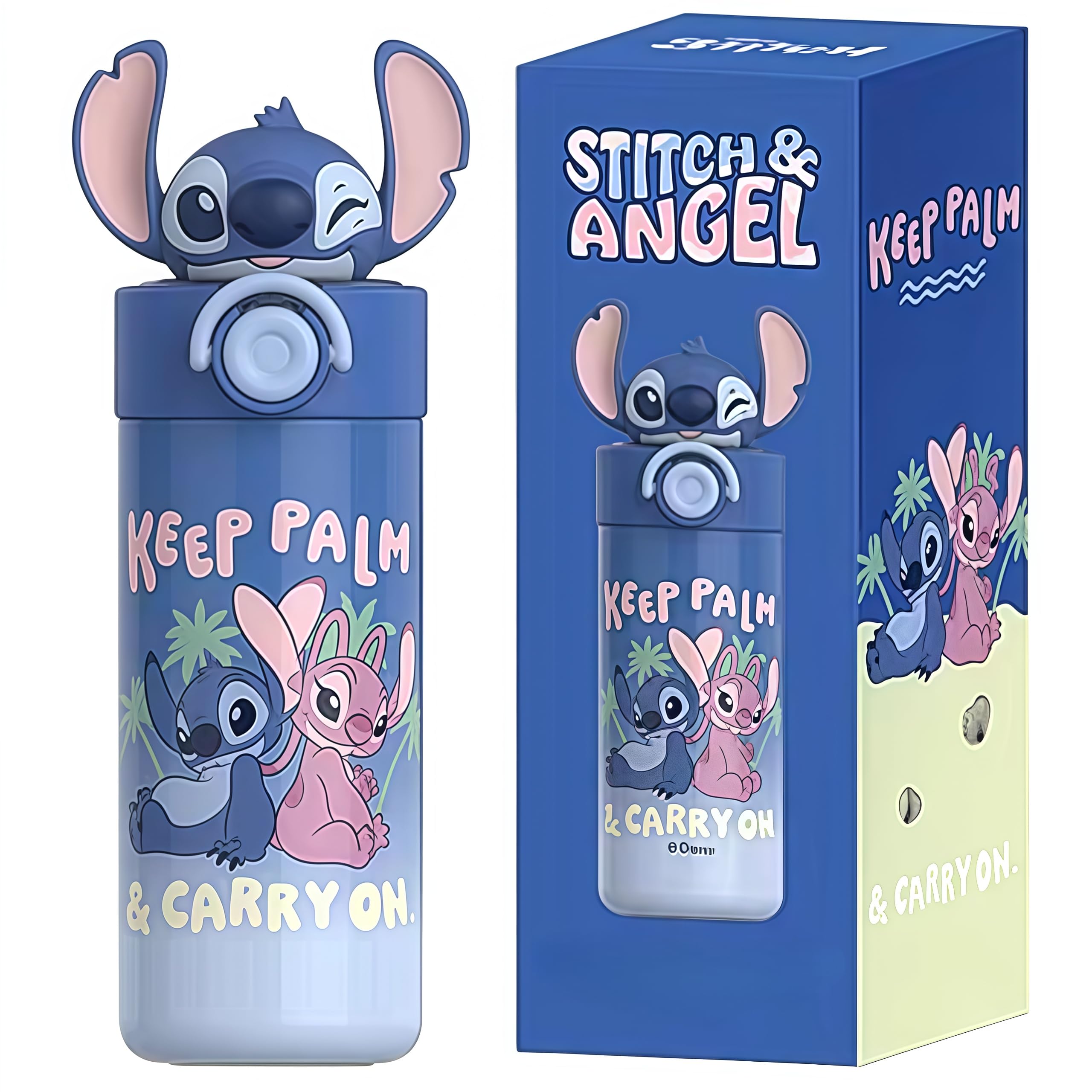 Miniso Disney Nick Head Insulated Water Cup