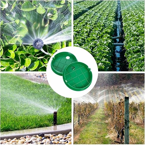 Miniatura 9 de Baluue Cubierta para caja de válvula de rociador, cajas redondas de 6 pulgadas para válvulas de rociadores, tapa de repuesto, cubierta de control