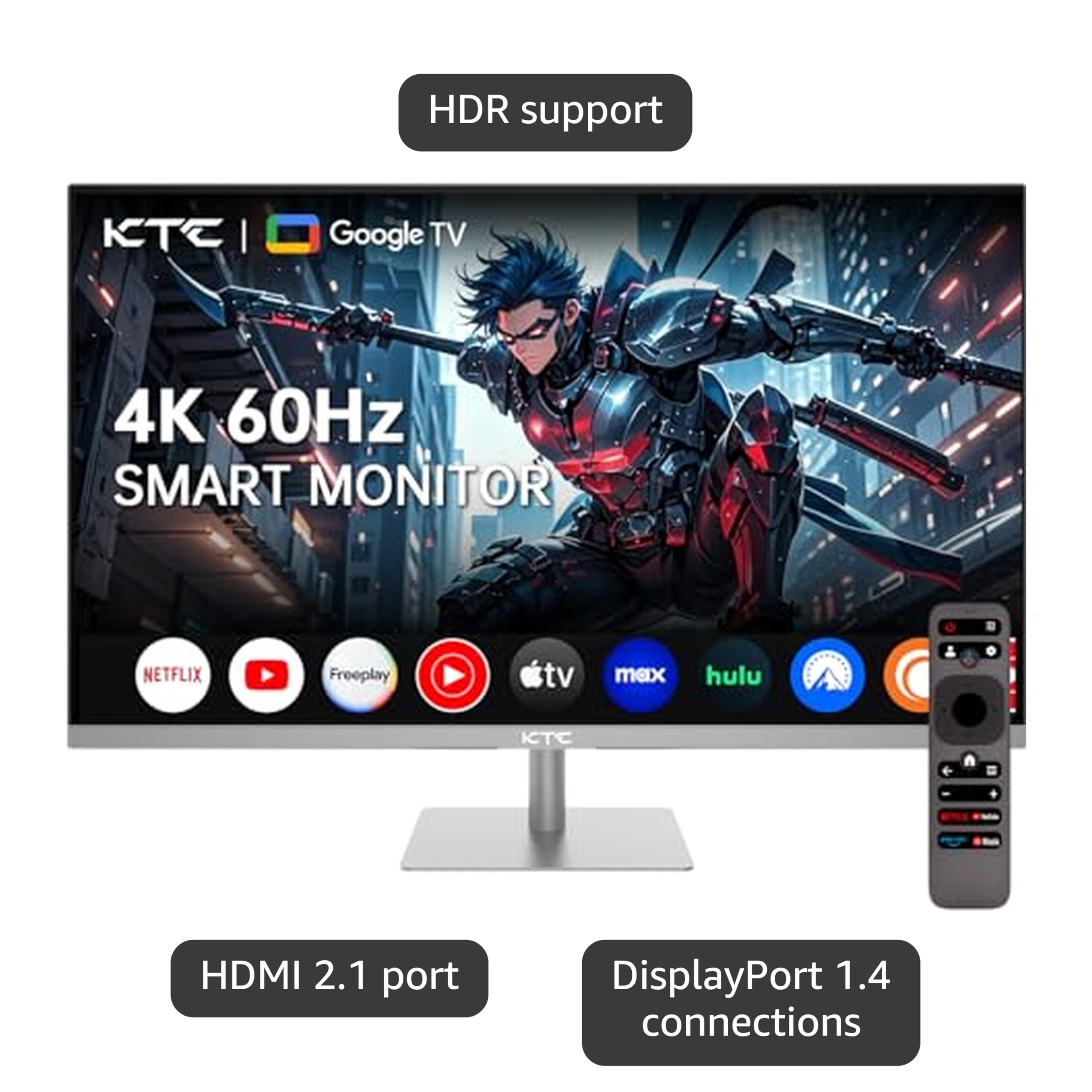 Amazon.com: KTC 32 Inch 4K Smart Monitor with Google TV System