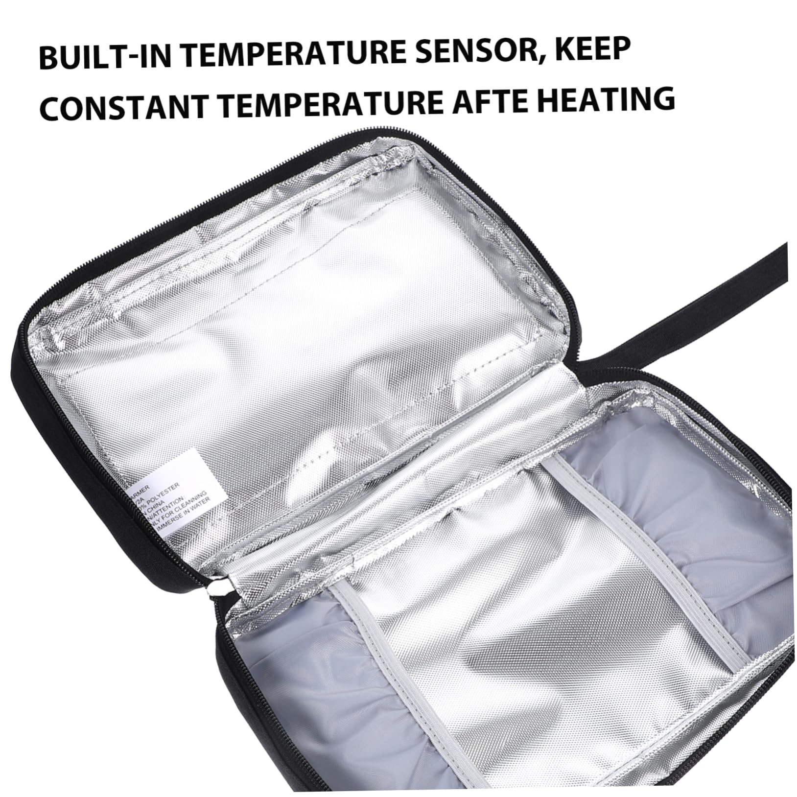 VALICLUD Calentador Portátil de Toallitas Húmedas USB para Bebés Temperatura Ajustable, Material Poliéster, Capacidad para 20-80 Toallitas, Adecuado para Uso en Interiores y Exteriores