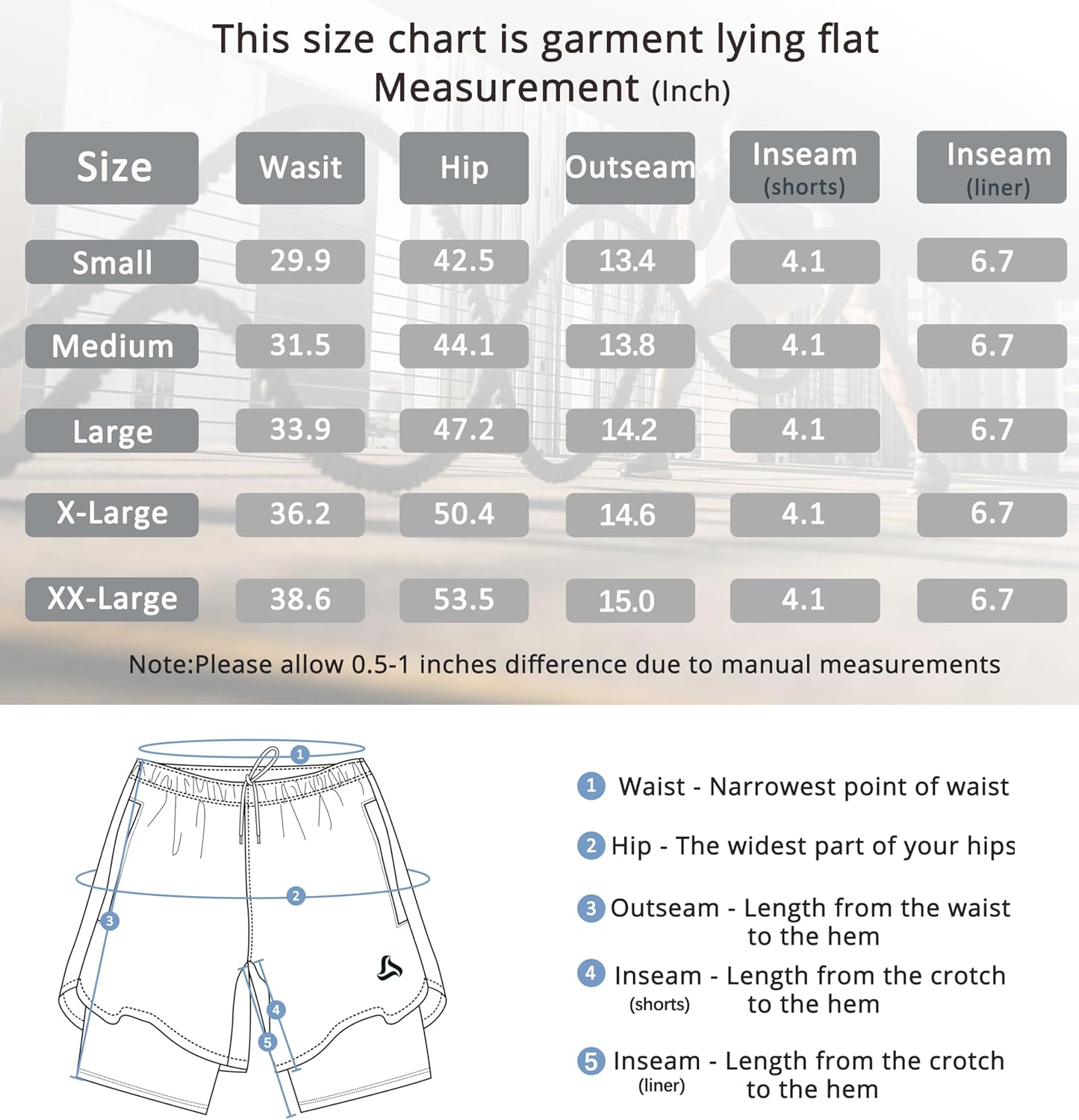 SILKWORLD Men’s Running Shorts 3 PCS Including 2 Pieces of Quick Dry Mens Athletic Shorts with Compression Liner & 1 No Liner Gym Workout Shorts for Men