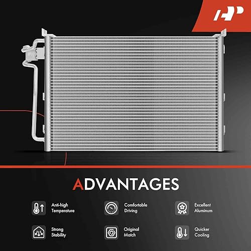 Miniatura 5 de A-Premium Reemplazo del condensador A/C # 4557, 52463706 - Compatible con Chevrolet Corvette V8 5.7L 1994-1996