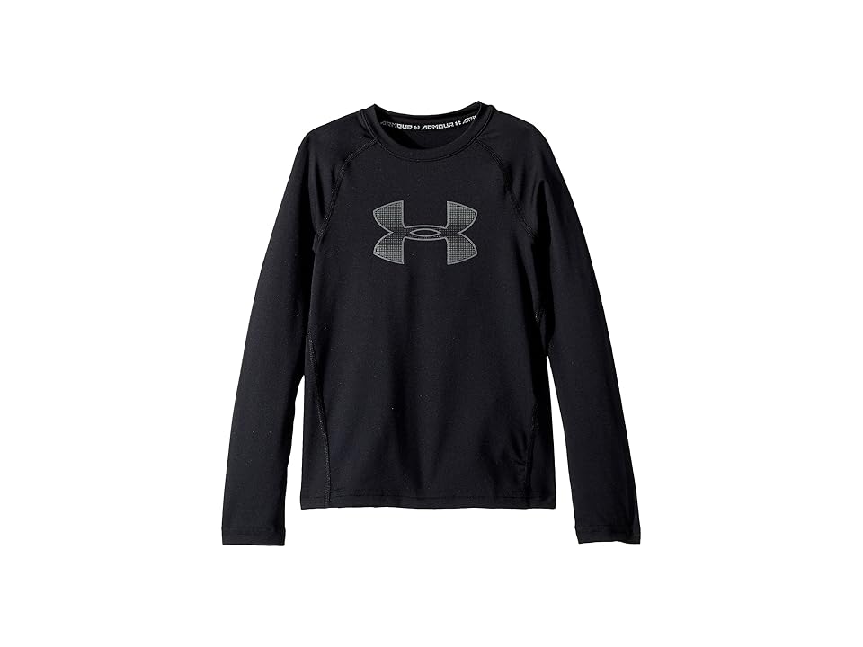 

Under Armour Kids Armour Long Sleeve (Big Kids) (Black/Black/Graphite) Boy's Clothing