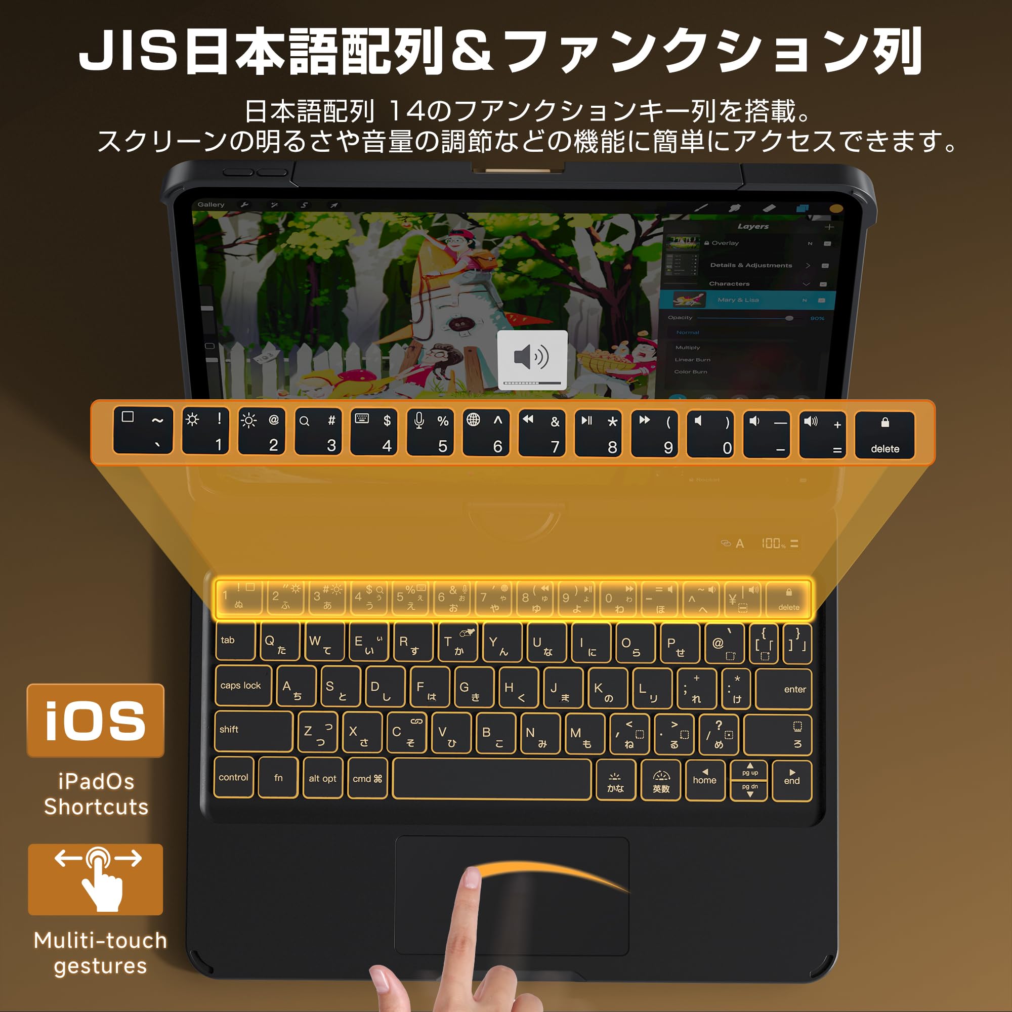 【ifacemall】ipad pro 13インチ用キーボード付きケース Amazon.co.jp: ifacemall ipad キーボード付きケース iPad Pro 13