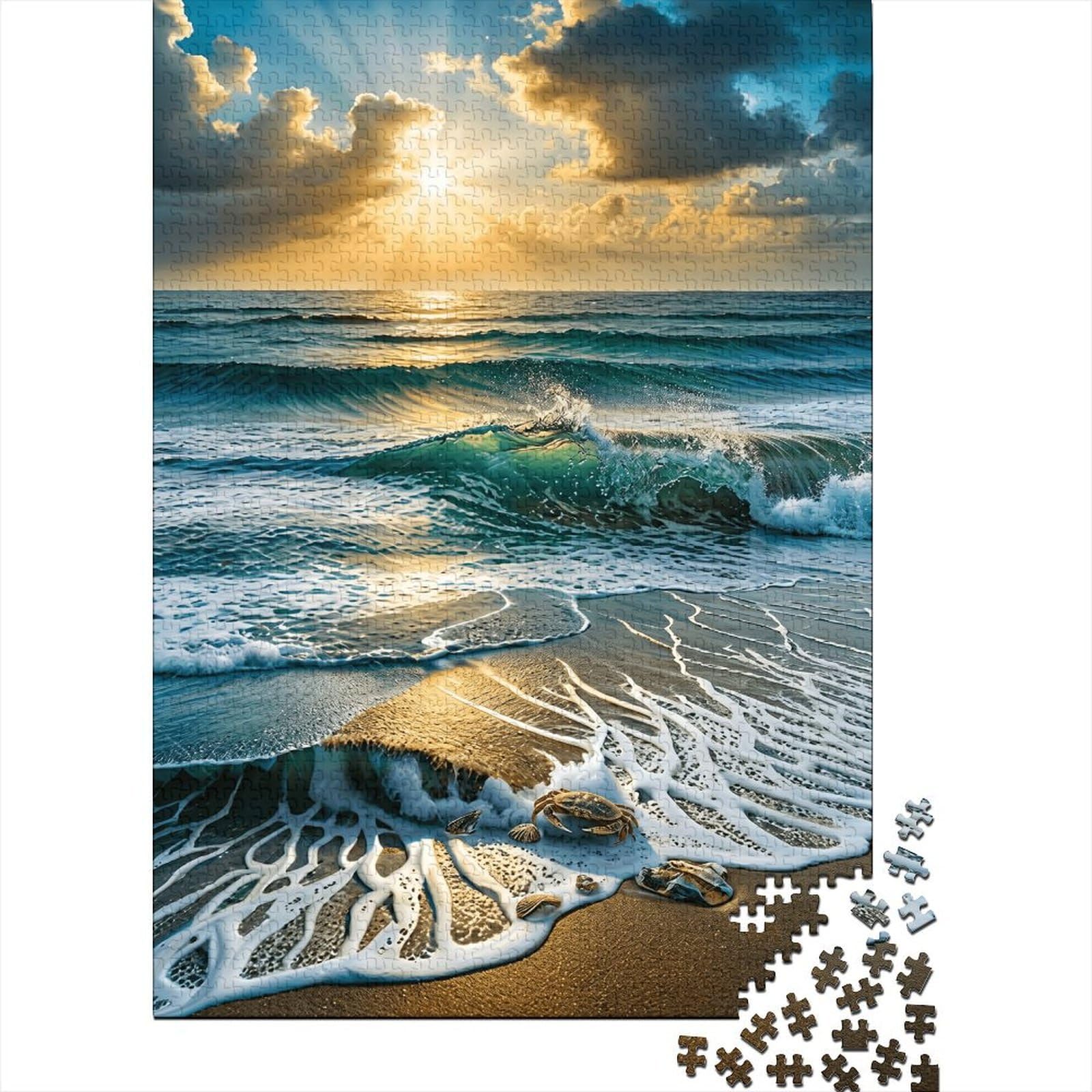Rompecabezas de 1000 piezas de paisaje marino, el regalo de cumpleaños ideal 8
