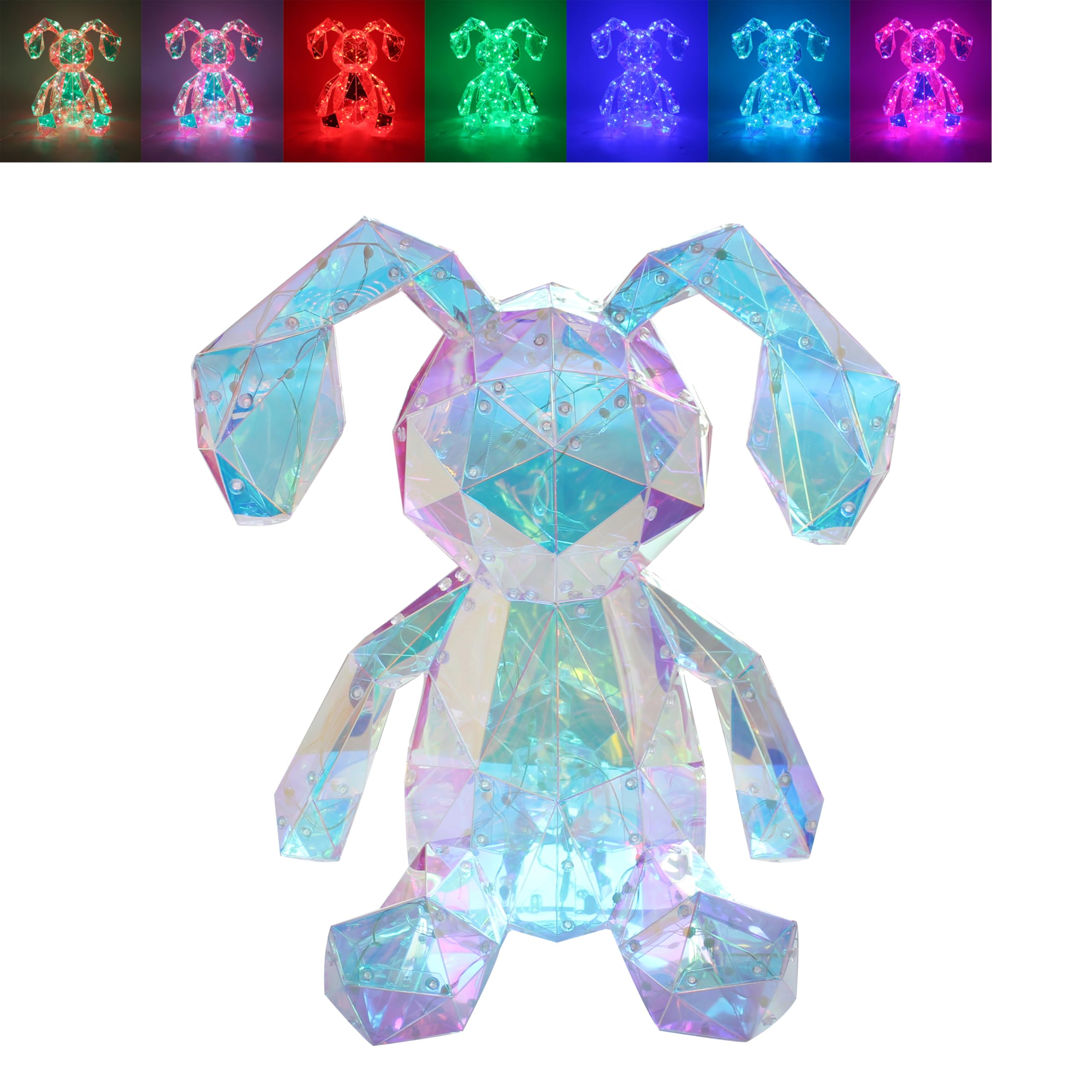 Lesser & Pavey Starlightz LED USB Rabbit Night Lights | Gift for Your Loved Ones | Living Room Décor Night Lamp | Decorative Night Lights for Home & Office