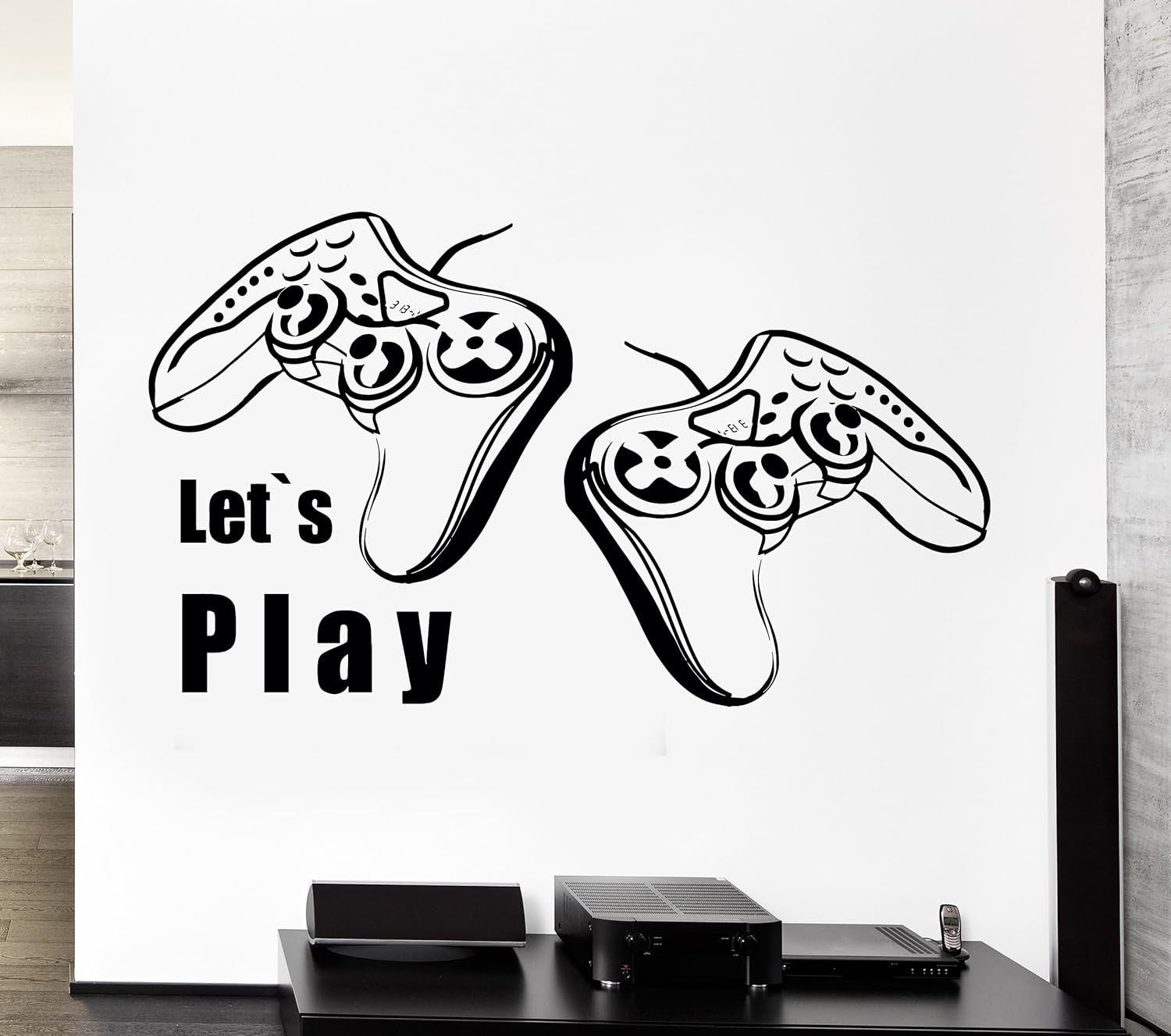 Wall Stickers Vinyl Decor Video Games Joystick Game Room