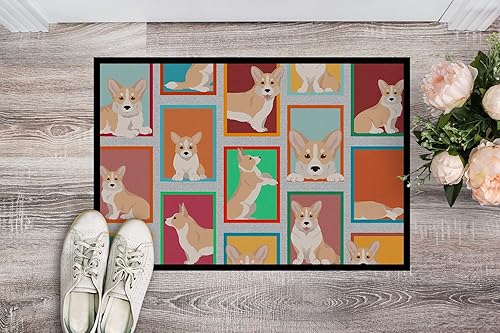 Miniatura 9 de Caroline's Treasures MLM1114JMAT Lots of Siberian Husky Doormat 24x36 Front Door Mat Indoor Outdoor Rugs for Entryway, Non Slip Washable Low Pile,