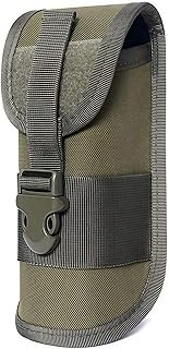MOLLE Glasses Pouch Outdoor Durable Tactical Pouch Sunglasses Case Army Style Flashlight Pouch with Buckle