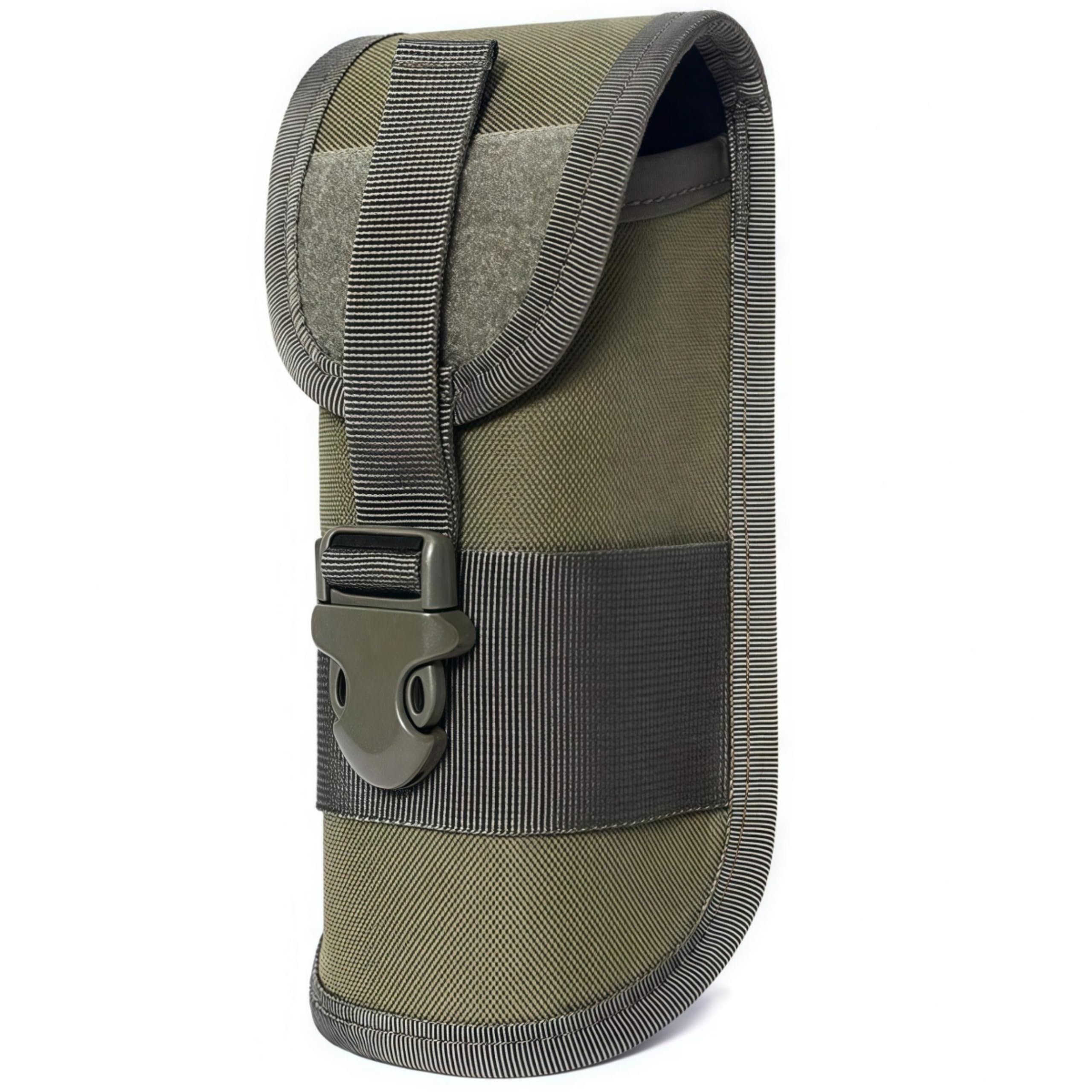 MOLLE Glasses Pouch Outdoor Durable Tactical Pouch Sunglasses Case Army Style Flashlight Pouch with Buckle