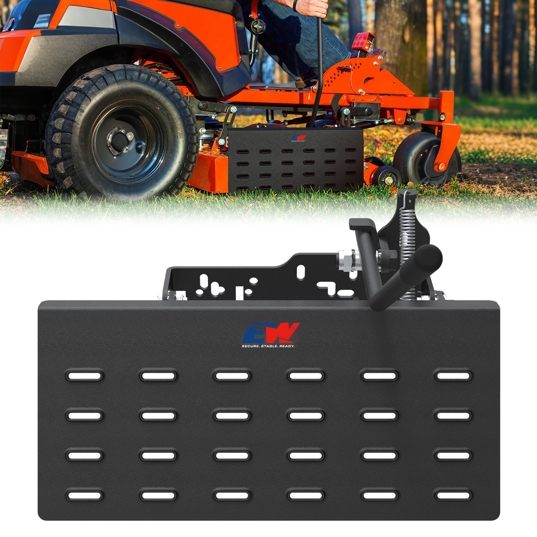 ELITEWILL Mower Chute Blocker Fit for Ferris, Exmark, Gravely, Hustler and Toro Mowers, Kubota, Grass Flap Chute Blocker OE ACS6000ULS for Most ZT Mowers