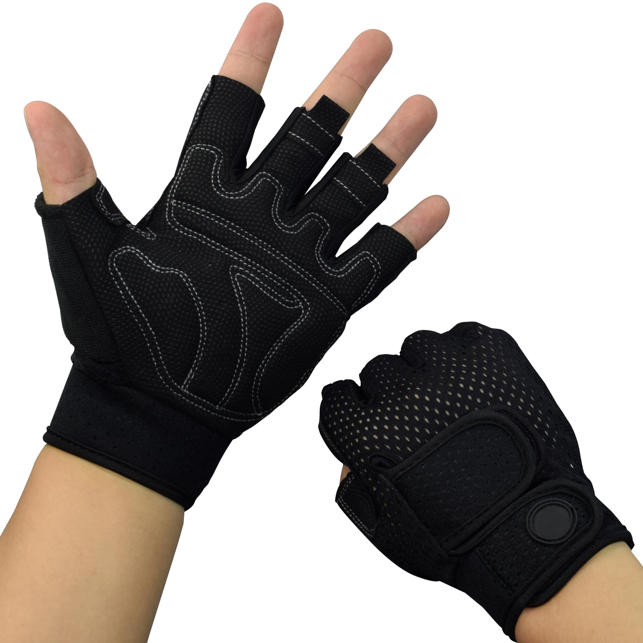Nesirooh Guanti Palestra da Uomo e Donna, Guanti da Allenamento per Fitness, Sollevamento Pesi, Canottaggio, Ciclismo, Crossfit