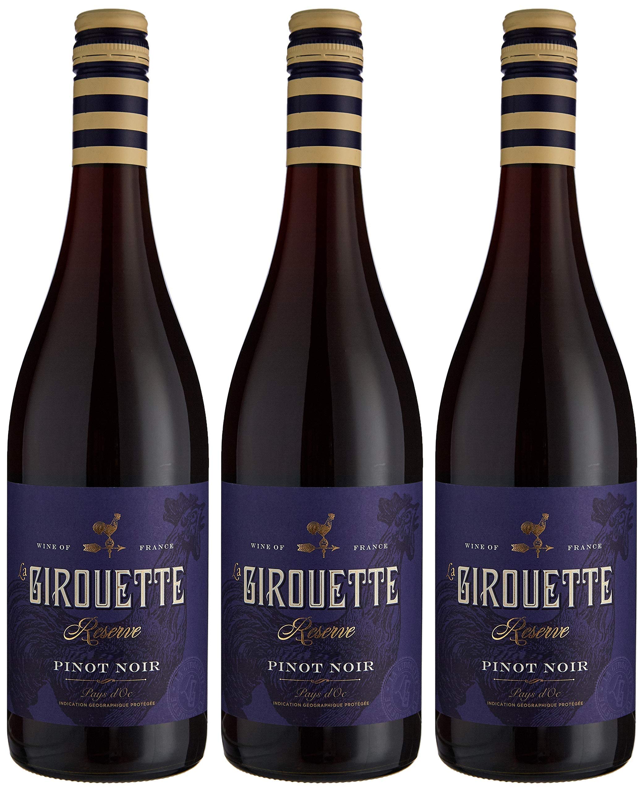 La Girouette Reserve Pinot Noir 2017 Wine 75 cl (Case of 3)