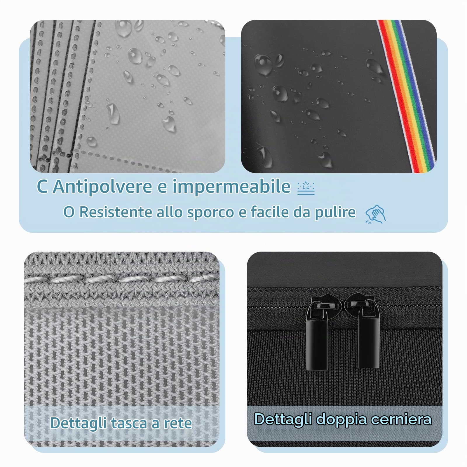 Yinke Custodia per Polaroid Originals Onestep 2 /Onestep+/ Now Fotocamera Istantanea I-Type,Borsa Protettiva Cover Case (Nero) (Album+custodia Nero)