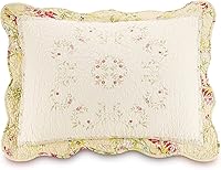 Vista 8 de Prairie Bloom Colcha King, amarillo/rosa