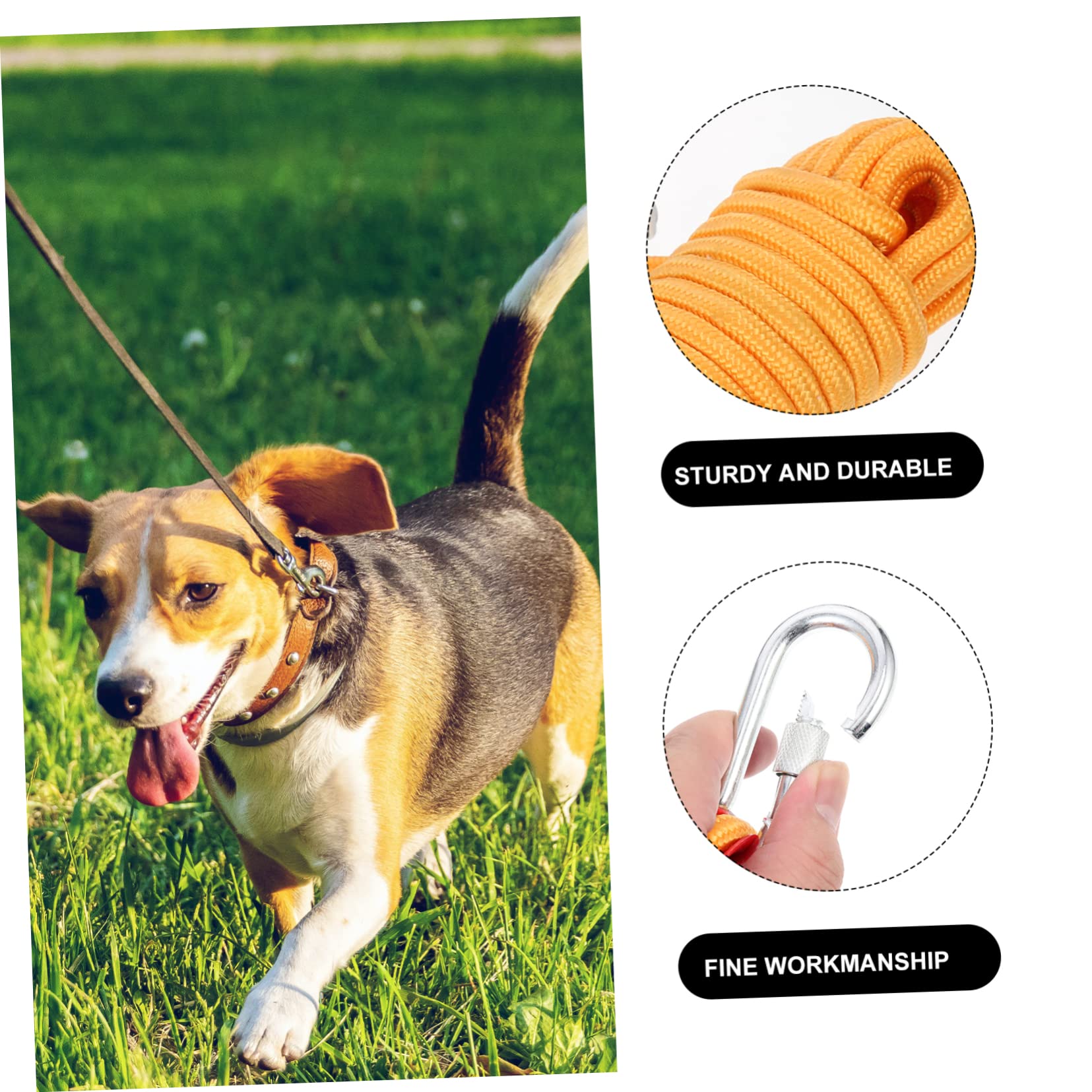 Kisangel Cables para Acampar Perros Cadena Resistente para Perros De Nylon Accesorio para para Camping Mascotas Cable para Cachorros De Metros