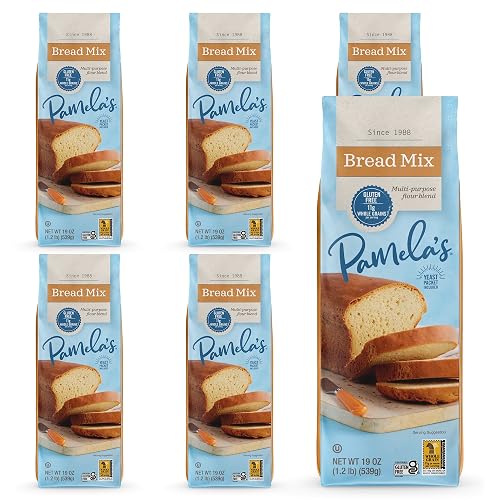 Pamela's Gluten Free Bread Mix 19 oz (Pack of 6)
