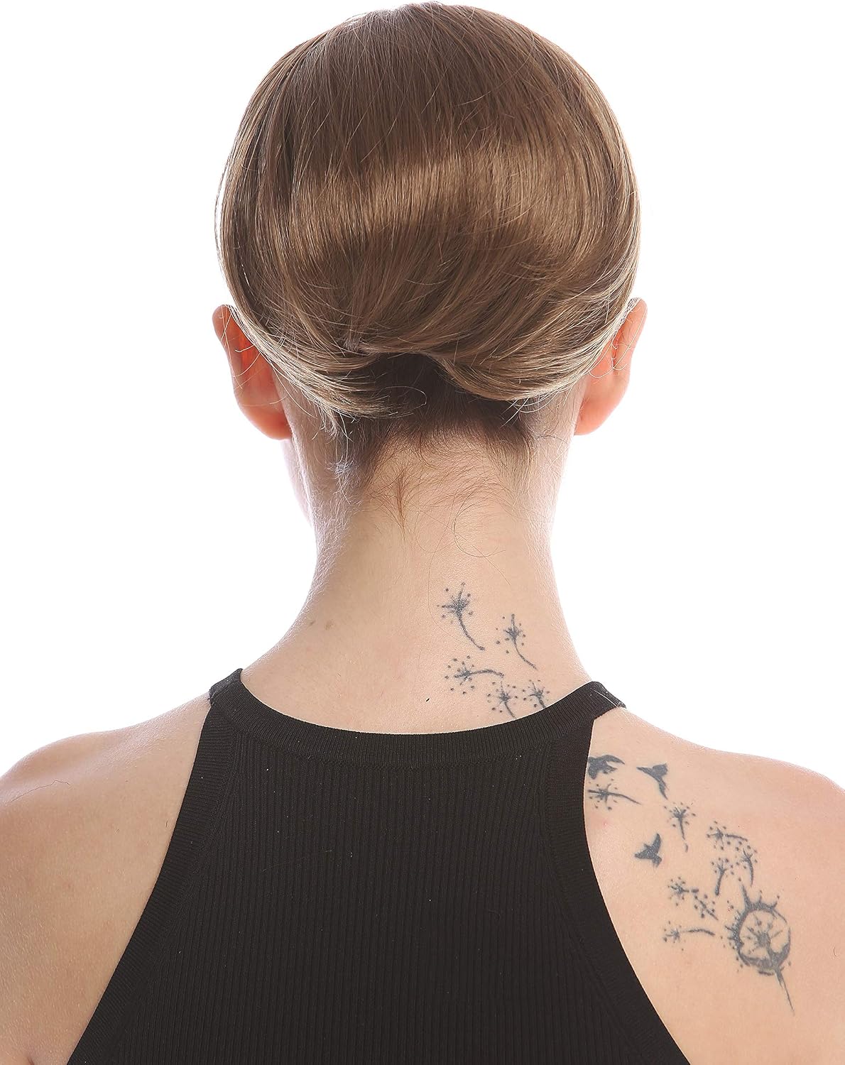 WIG ME UP - 909AB-V-12 Ponytail Hairpiece Extensions very short straight voluminous like hair bun golden brown - Image 3