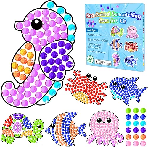 Vista 16 de Qyeahkj 6 piezas de manualidades del día de San Patricio, sombrero de trébol, gema de diamante, atrapasoles para niños, pintura de diamantes de San