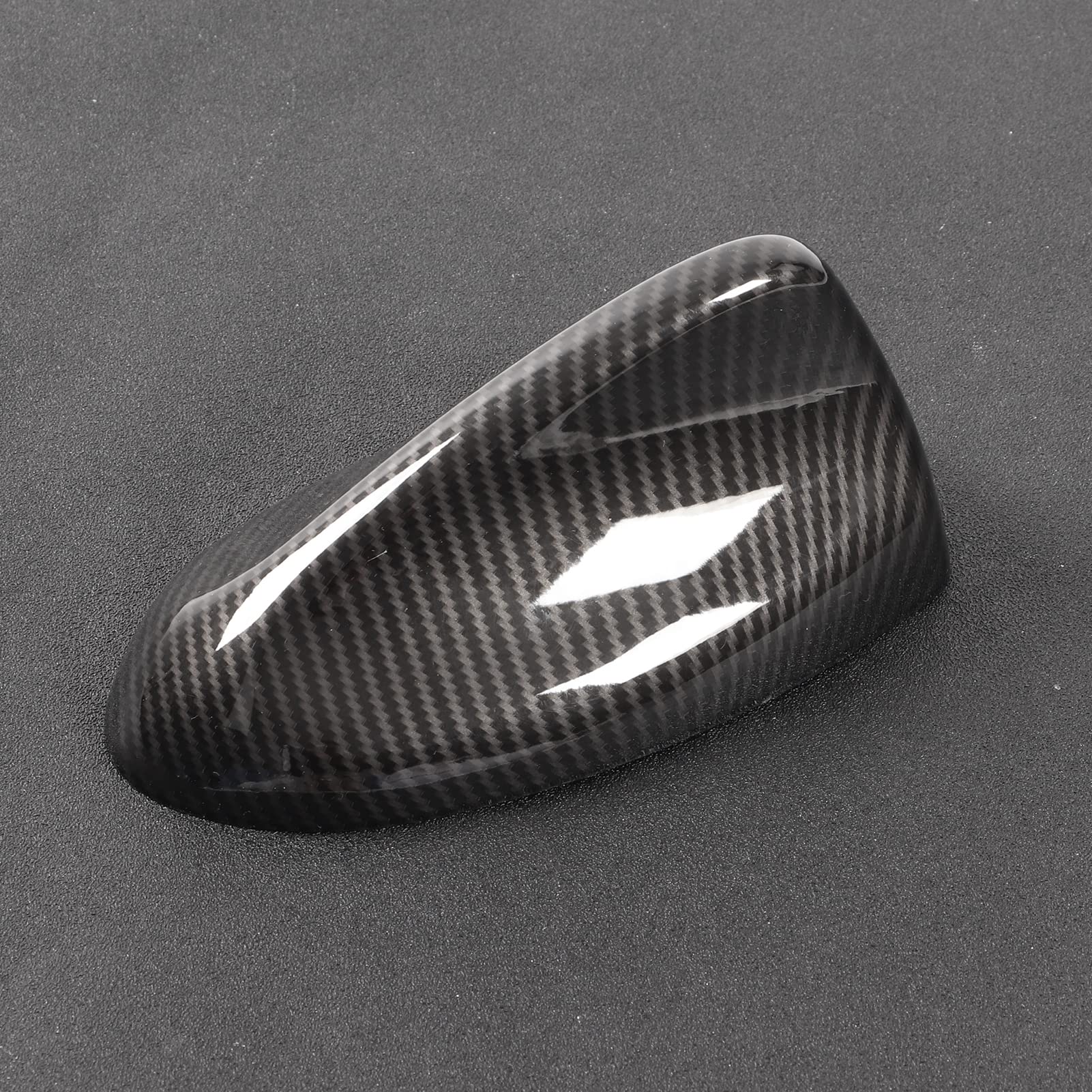 Copertura Dell'antenna, Akozon Antenna per Auto Copertura a Forma di Pinna di Squalo Fibra di Carbonio Stile 175 Mm Sostituzione per Giulia 952 2015+