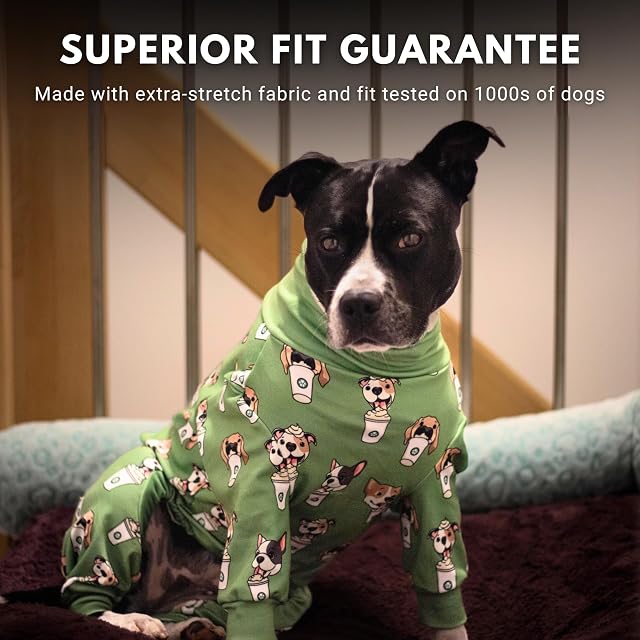 Foto 5 de 6 de Spark Paws Pijama para perro, traje de recuperación para perro, mameluco