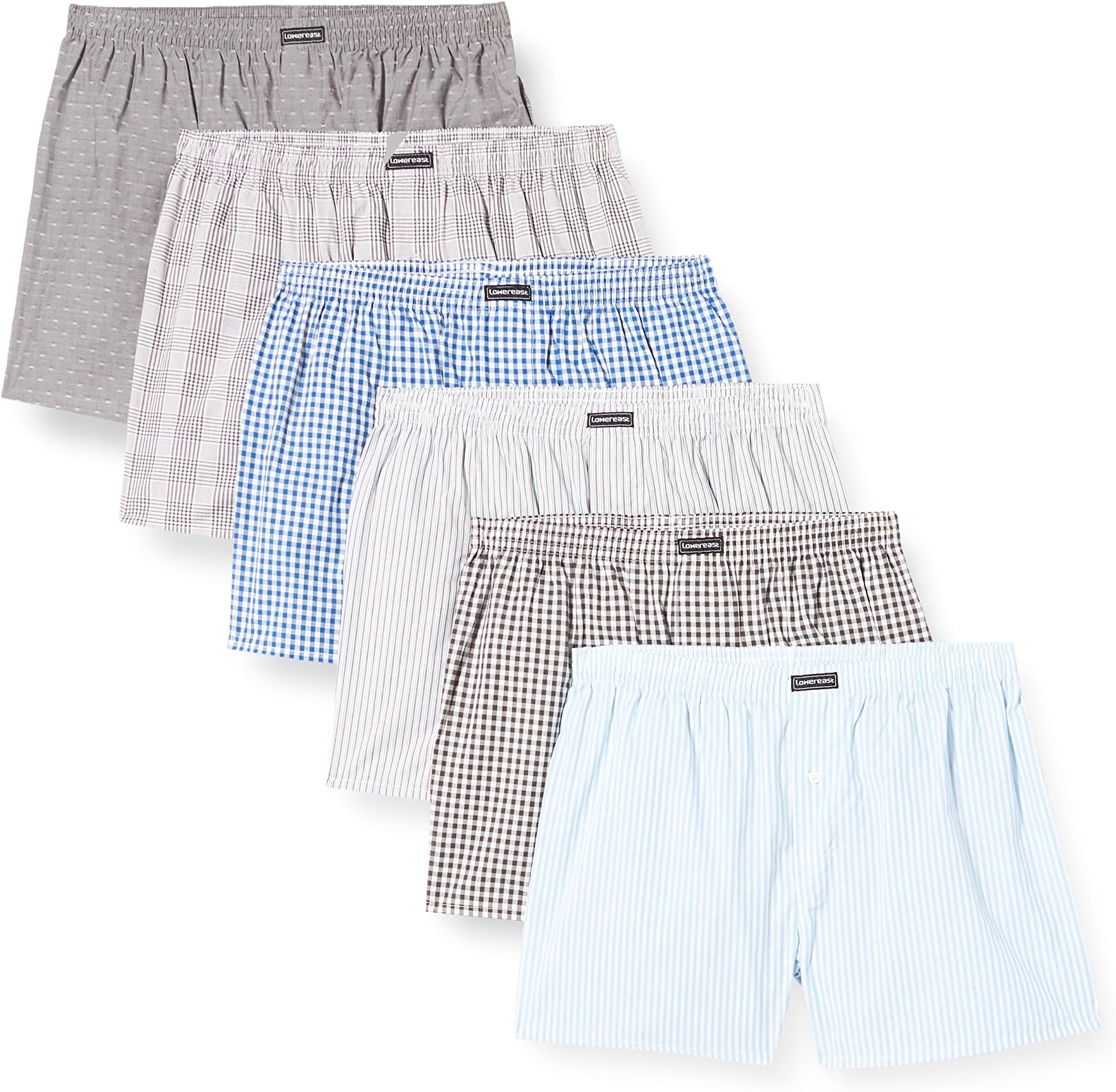Lower East Men's Boxershorts American 6er pack | 10er pack