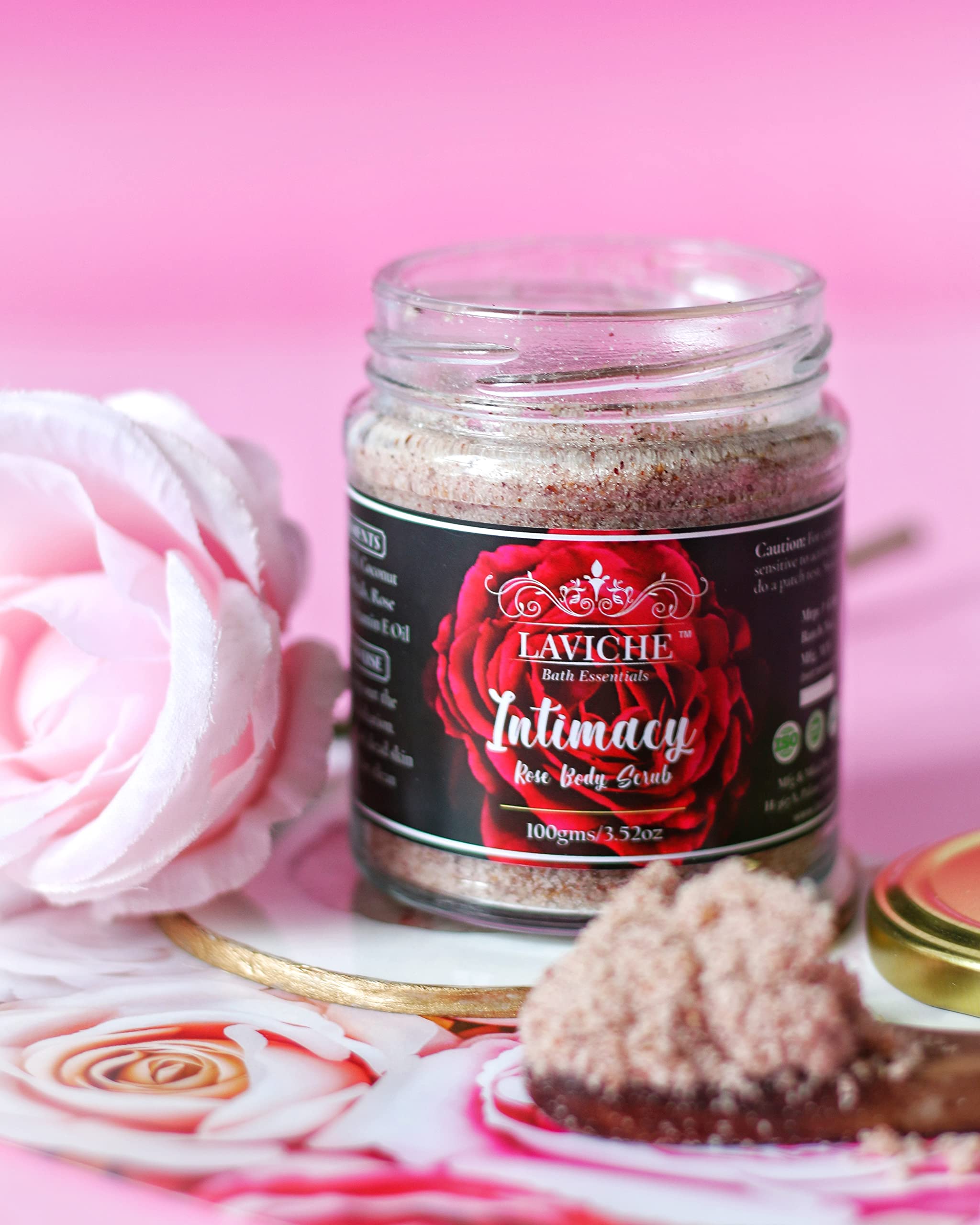 Laviche Bath Essentials Intimacy Rose Body Scrub-image-37