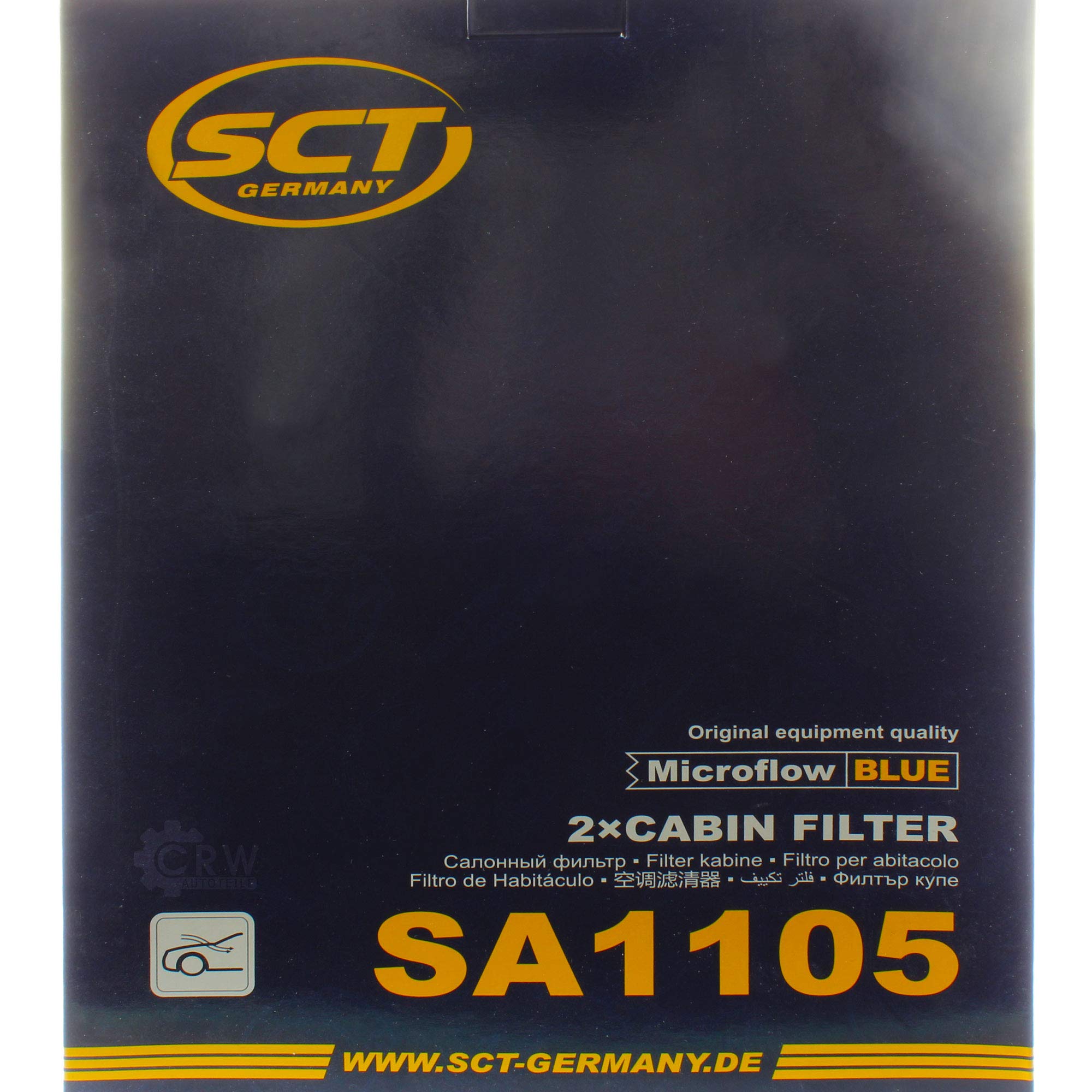 Set 85578515 SA 1105 24 filtros originales SCT para habitáculo, filtro de polen