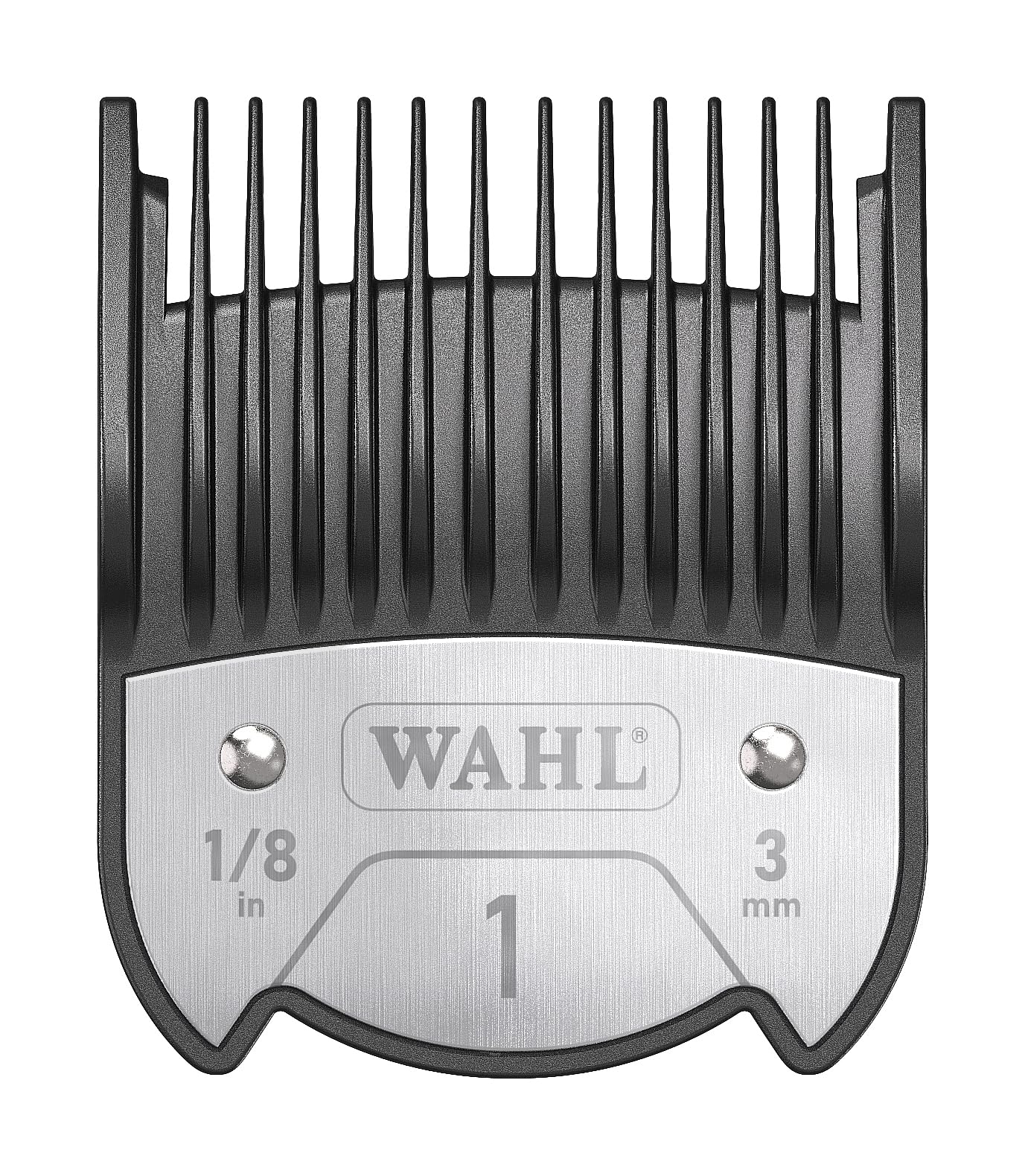 WAHL Zestaw Magnetycznych Nasadek Grzebieniowych Premium, #1, 3mm, Nasadki do Maszynek do Strzyżenia, Akcesoria do Maszynek do Strzyżenia i Trymerów, Czarne, Kuno, Chromstyle, Genio